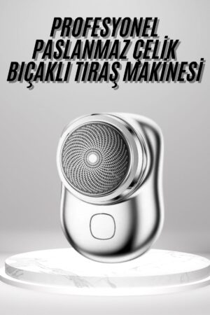 Mini Sıfır Sakal Yanak Tıraş Makinesi USB Şarjlı Sıfır Sakal Taşınabilir Korumalı