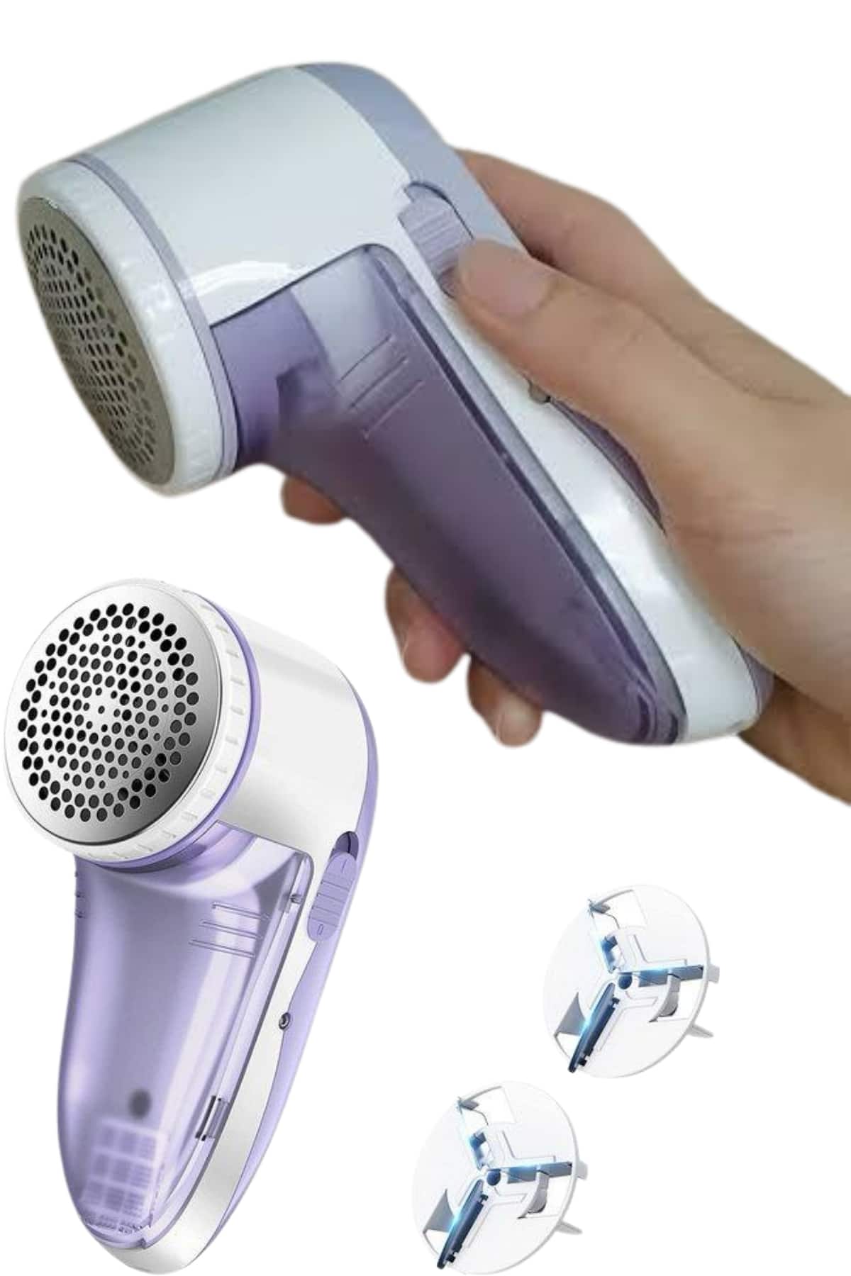 Giysi Tiftik Ve Kazak Tüy Toplama Makinesi Pratik Temizleme Şarjlı - Görsel 2