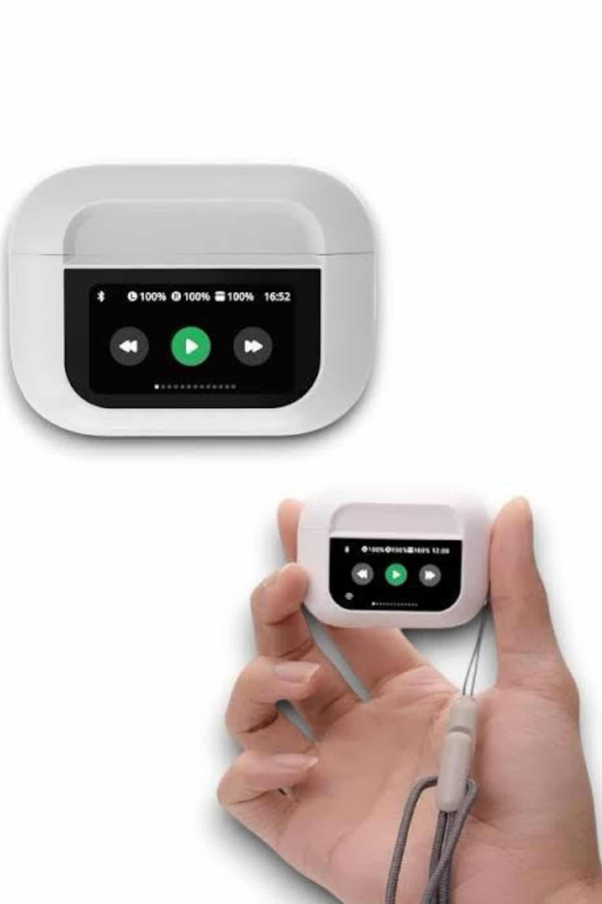 Dokunmatik Ekranlı Bluetooth Kulaklık TWS İOS Android Tüm Telefonlara Uyumlu Kulaklık - Görsel 2