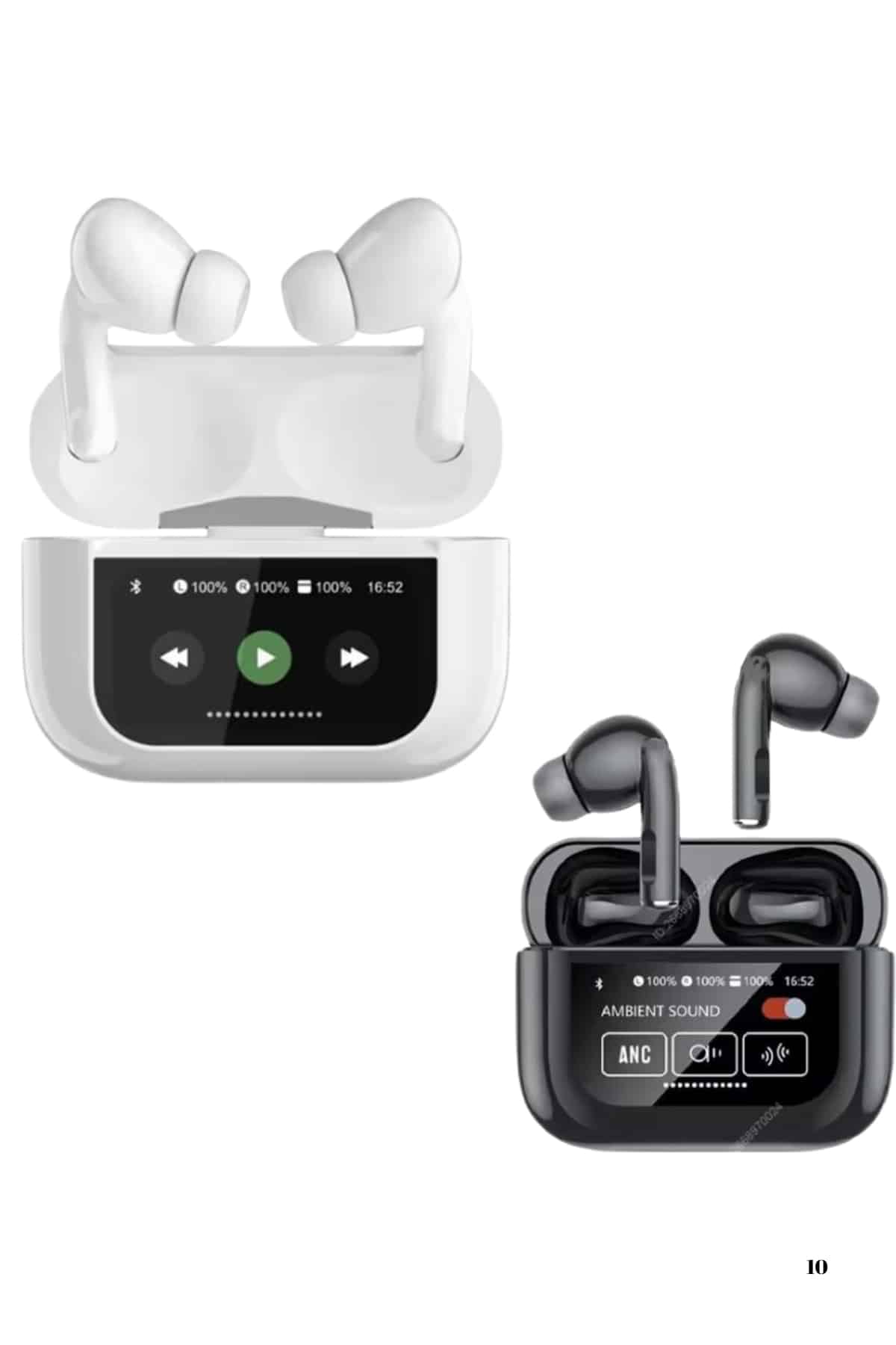 Dokunmatik Ekranlı Air Pro 2 ANC Kulaklık Kablosuz Çok Fonksiyonlu - Görsel 5