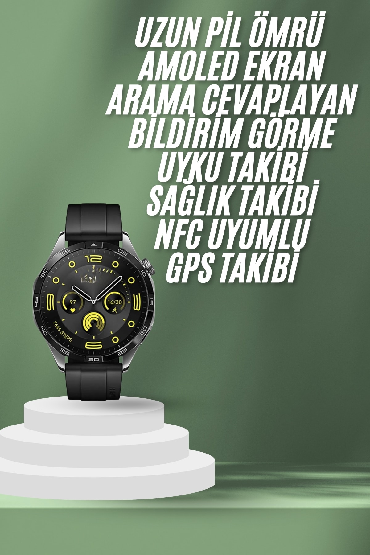 Akıllı Saat 5.0 Bluetooth Bağlantılı Sağlık ve Uyku Takibi Sosyal Medya Girişli - Görsel 2