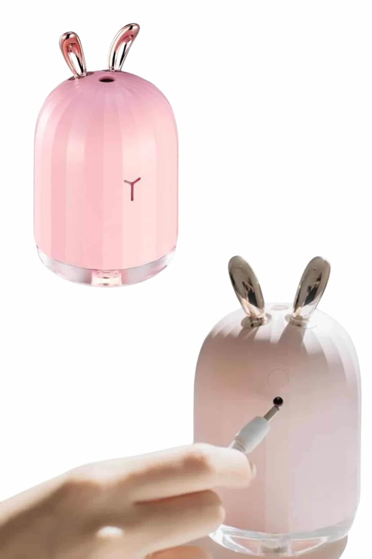 Aromaterapi Hava Nemlendirici Dekoratif USB Şarjlı Tavşan Nemlendirici - Görsel 2