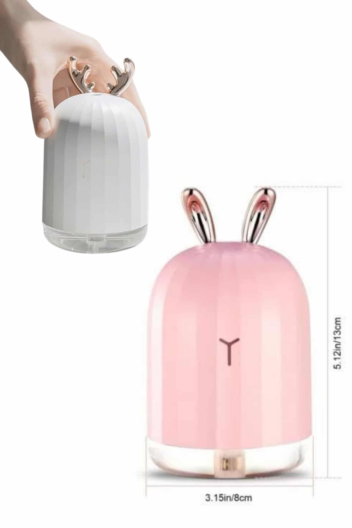 Aromaterapi Hava Nemlendirici Dekoratif USB Şarjlı Tavşan Nemlendirici - Görsel 5