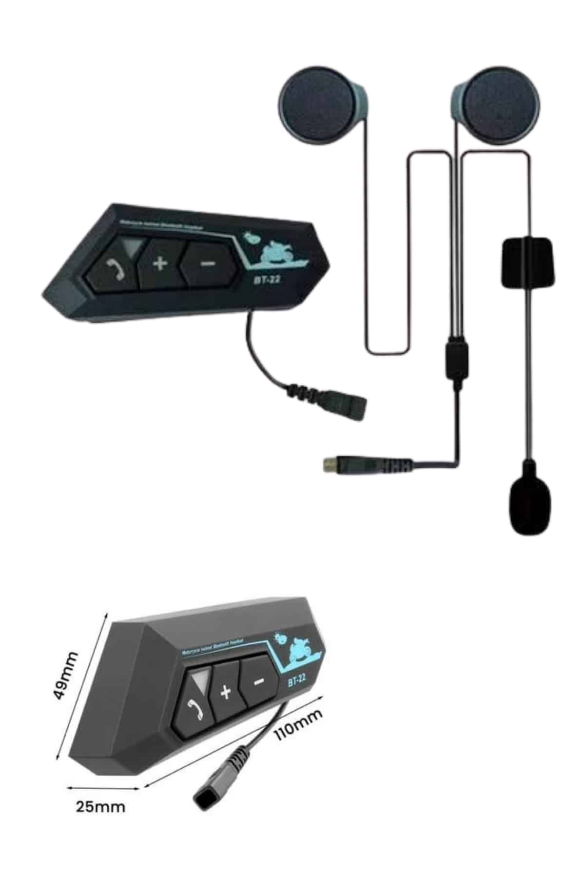 Bluetooth Kask Kulaklığı Intercom 5.0 Bluetooth Android ve İOS Uyumlu - Görsel 5