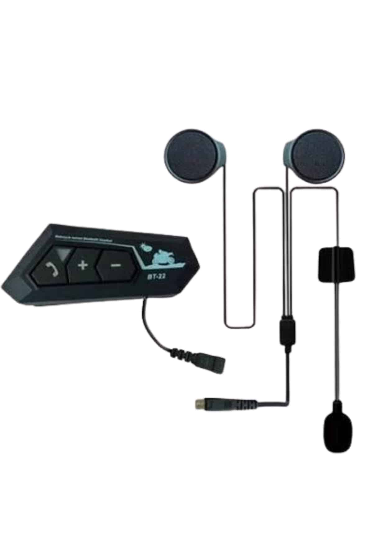 Intercom Bluetooth Kask Kulaklık Motosiklet Kulaklık 5.0 Bluetooth - Görsel 2