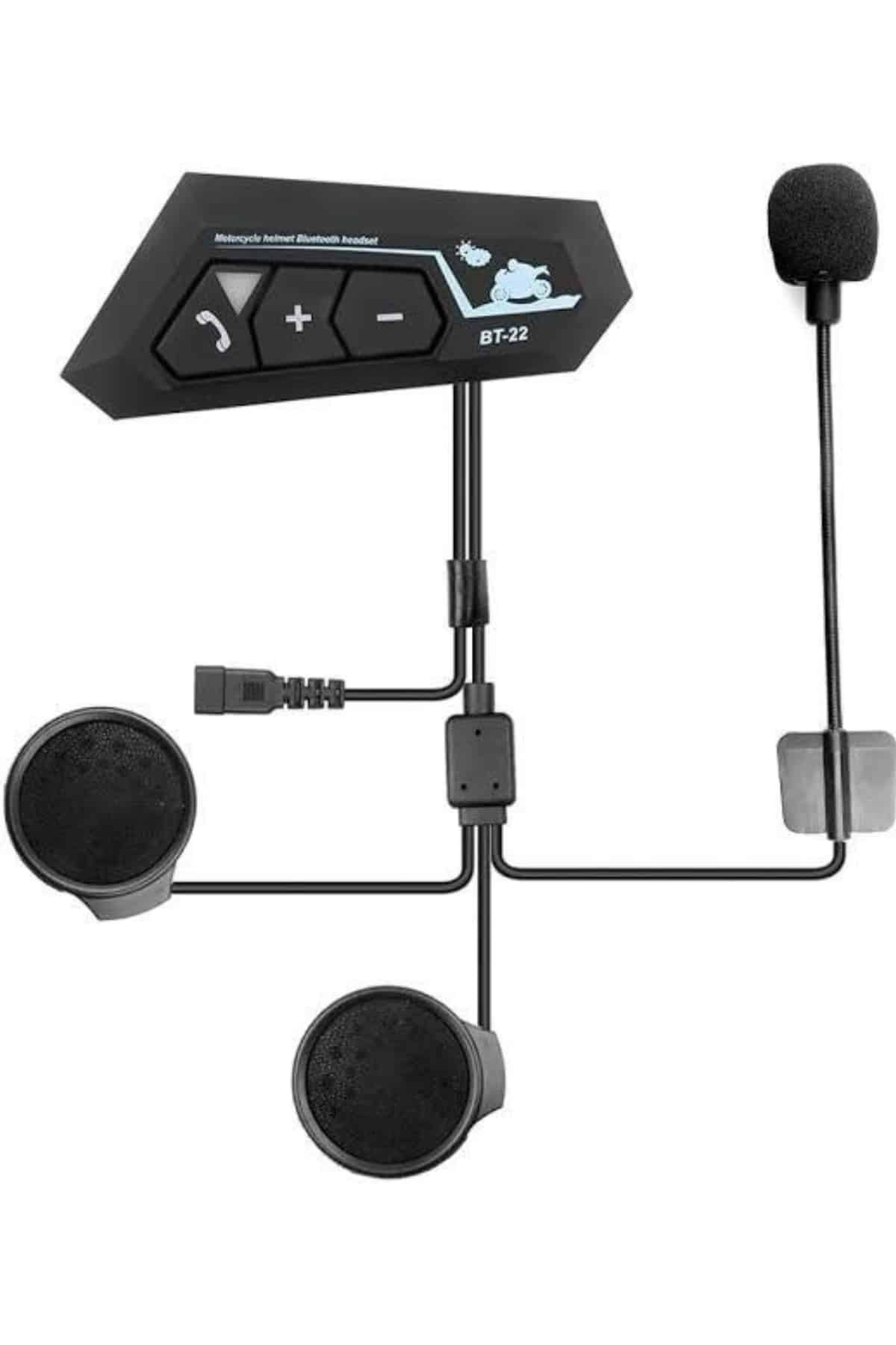 Yeni Nesil Dinleme Ve Konuşma Özellikli Intercom Kask Kulaklığı 5.0 Bluetooth - Görsel 3