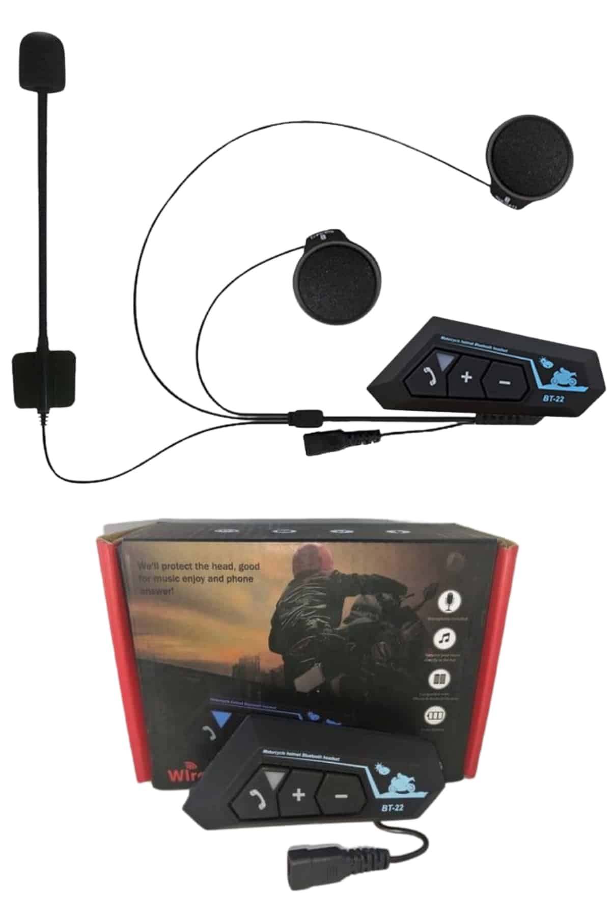 Yeni Nesil Dinleme Ve Konuşma Özellikli Intercom Kask Kulaklığı 5.0 Bluetooth - Görsel 5