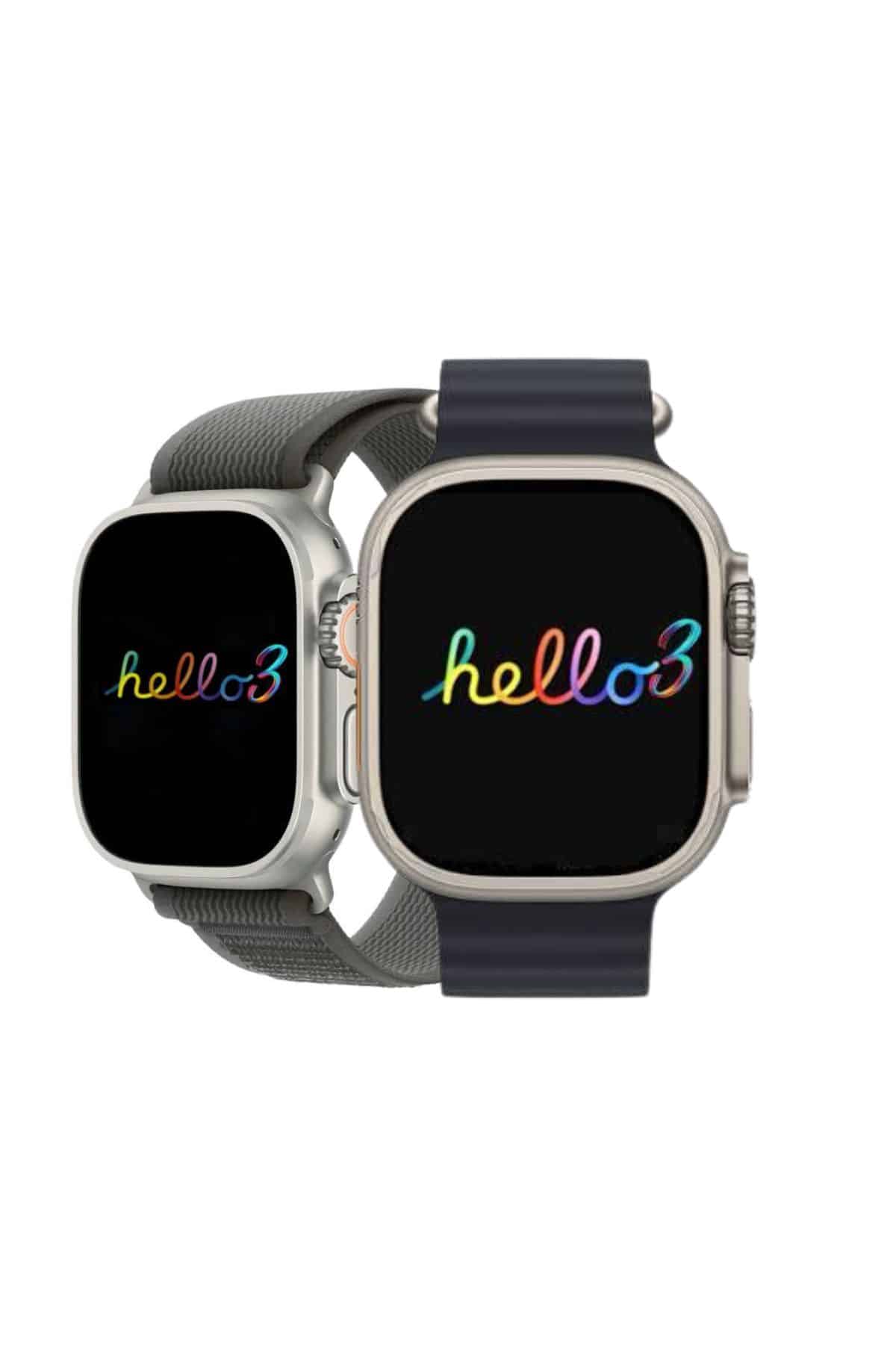 Android ve İOS Uyumlu Uyku ve Sağlık Takibi Yapabilen 3 Kordonlu Akıllı Saat - Görsel 5