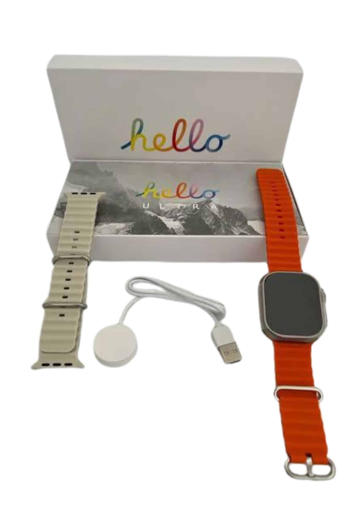 Yeni Nesil 3 Kordonlu Kol Saati 49 MM Amoled Ekran Akıllı Saat - Görsel 3