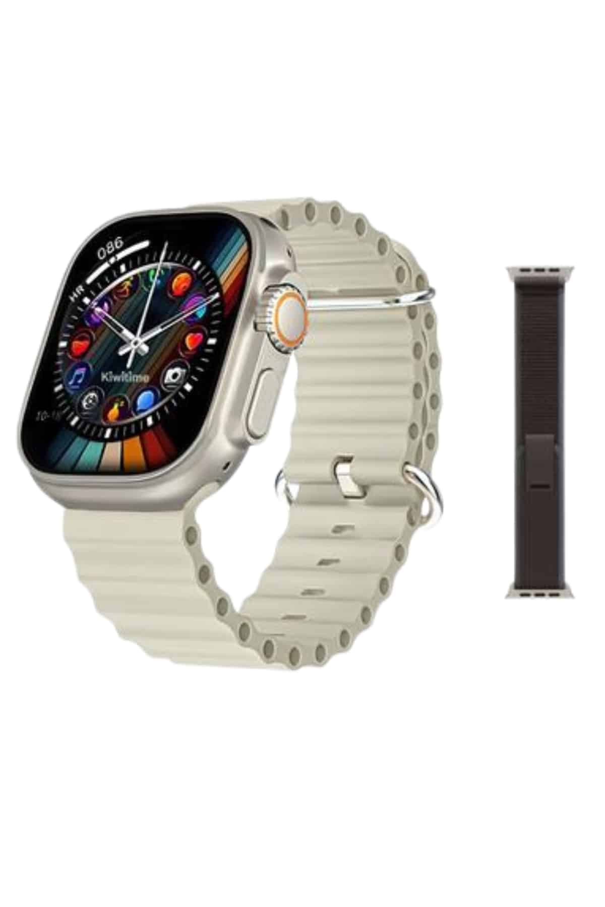 Akıllı Saat Kol Saati Android ve İOS Uyumlu Nabız Ölçer Sesli Asistan - Görsel 3