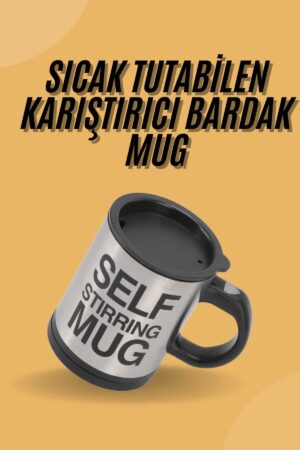 Sıcak Tutan Termos Bardak Kendi Kendini Karıştıran Mikser Kupa