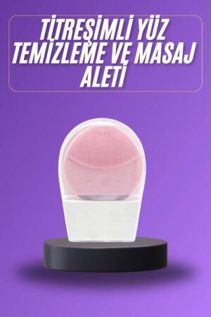 Titreşimli Yüz Masaj Aleti Titreşimli Makyaj Temizleme Cihazı