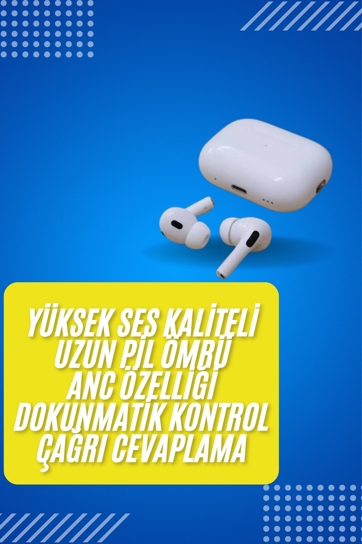 Beyaz Android ve İOS Uyumlu Yüksek Performanslı Uzun Pil Ömrü - Görsel 2