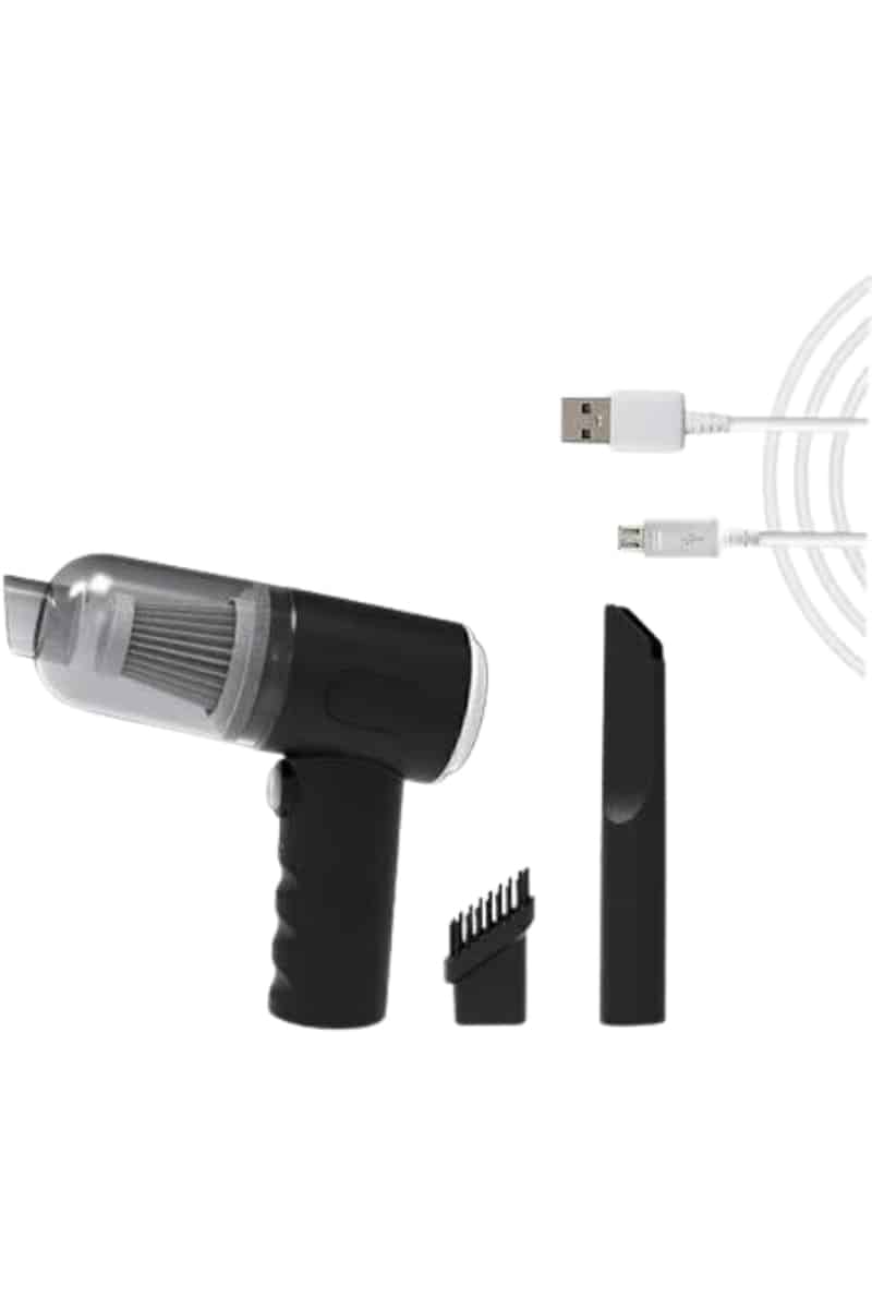 Yeni Nesil Mini Vakumlu Araç Süpürgesi El Süpürgesi Şarjlı - Görsel 2