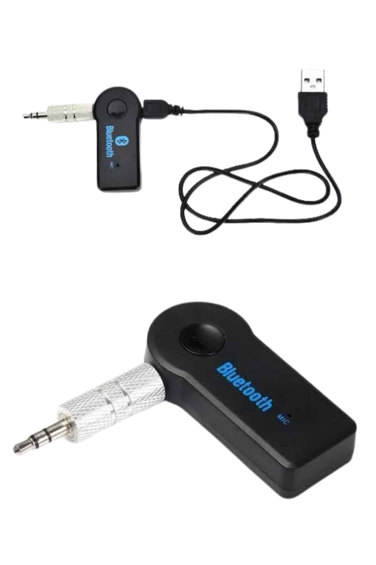 Yeni Nesil Bluetooth Aux Araç Kiti Siyah TV Tablet Telefon Araç Araba - Görsel 5