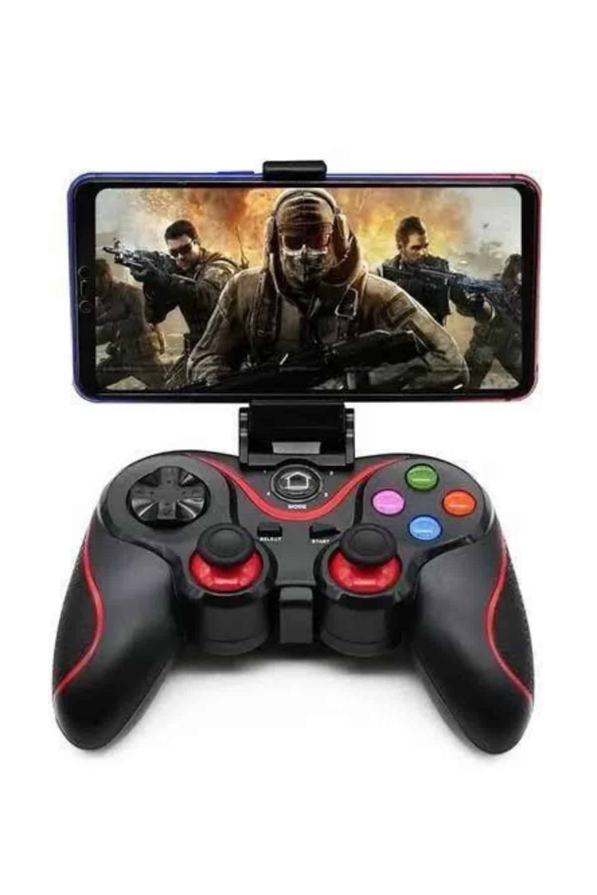 Joystik Gamepad Bluetooth Telefon Tutucu Oyun Kolu Telefon Android Uyumlu - Görsel 5