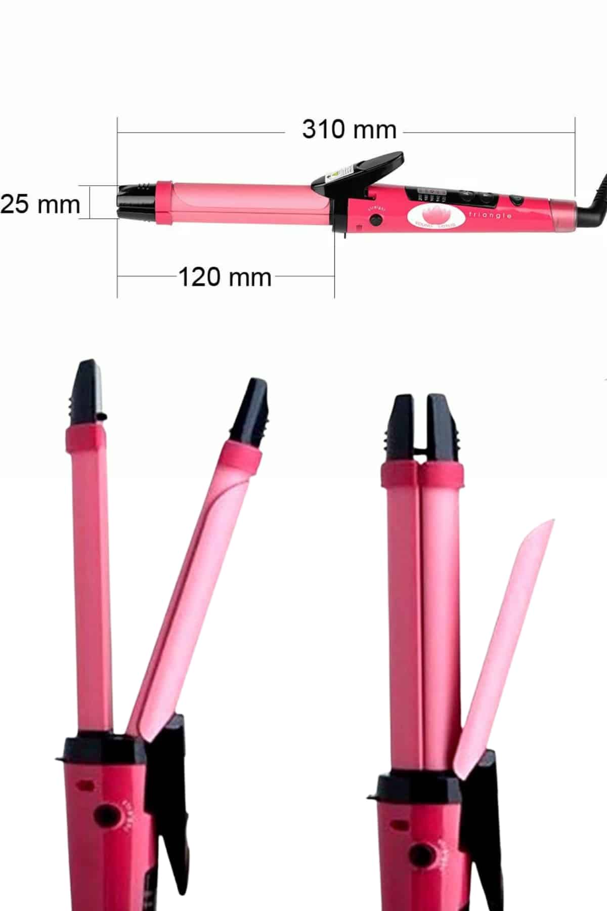 Saç Düzleştirici Ve Maşa İkili Saç Şekillendirici Tüm Saç Tiplerine Uygun - Görsel 5