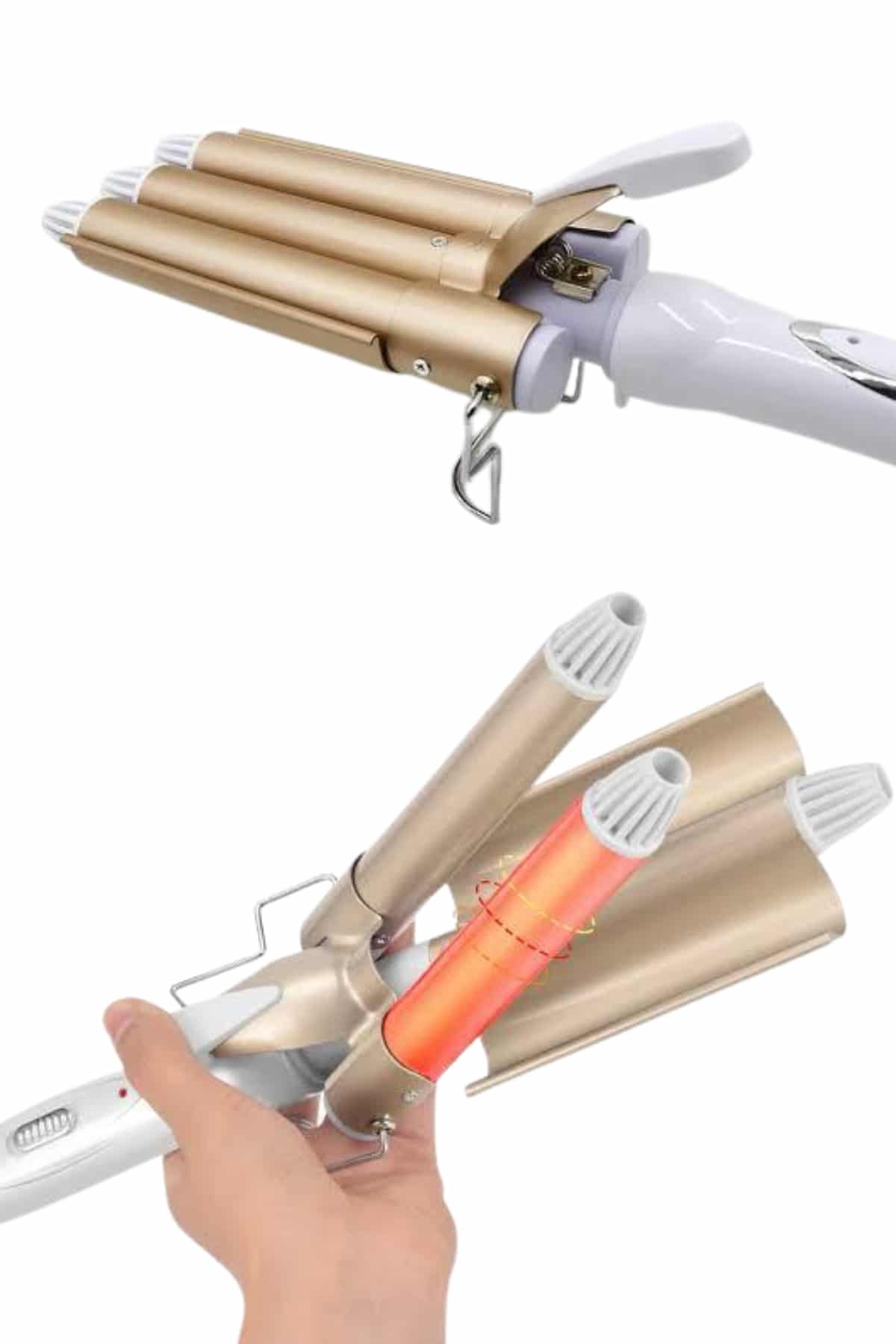 Wag Maşa Profesyonel Saç Şekillendirici İyon Özellikli Isı Kademeli - Görsel 2