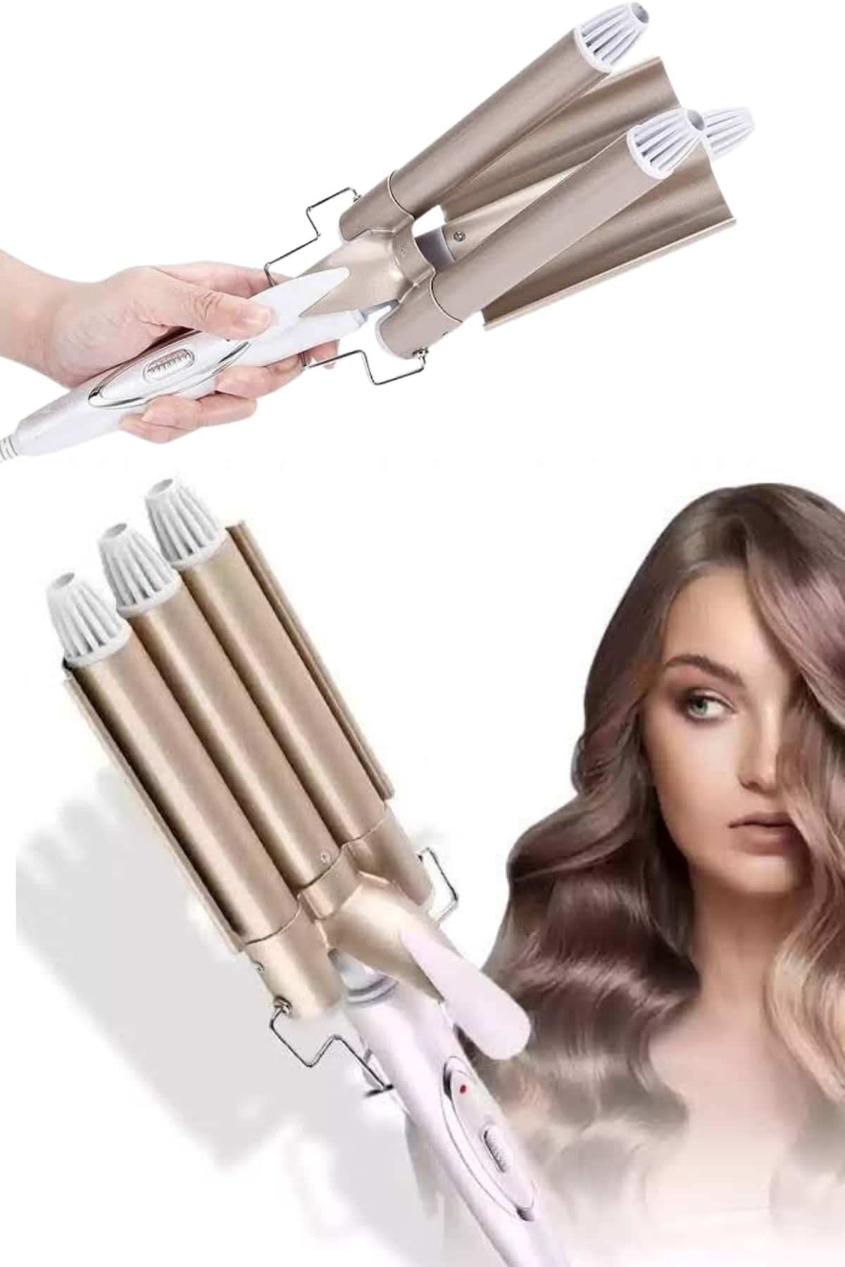 Wag Maşa Profesyonel Saç Şekillendirici İyon Özellikli Isı Kademeli - Görsel 5