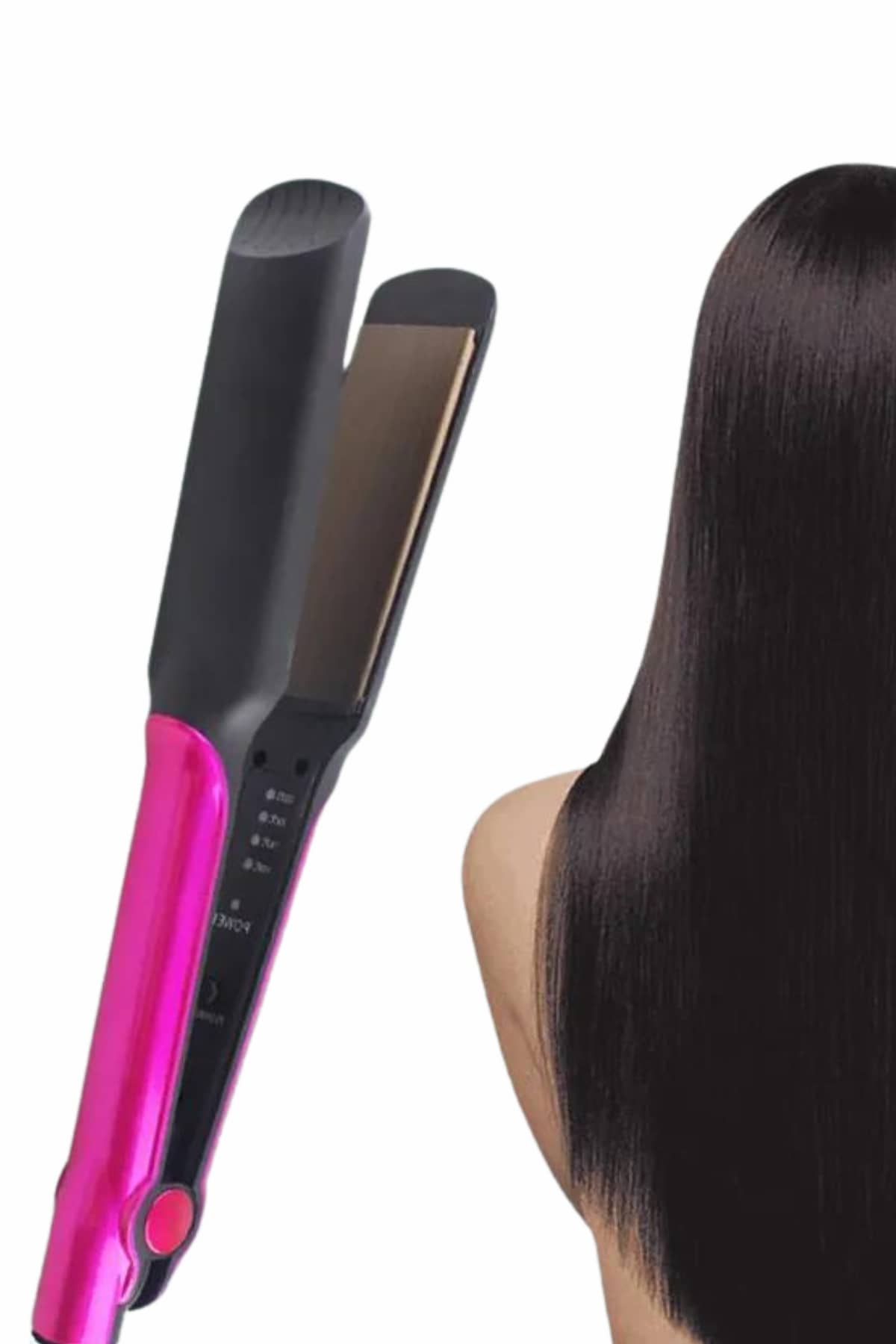 Saç Düzleştirici Yüksek Isı Ayarlı Elektriklenme Karşıtı Saç Şekillendirici - Görsel 3