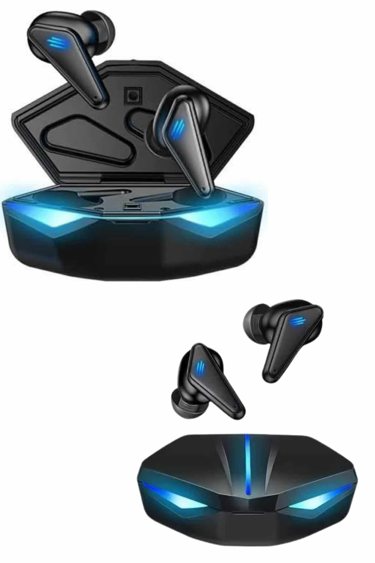 Oyuncu Kulaklığı Mikrofonlu Kablosuz Gaming Kulaklık Powerban Yüksek Ses Kaliteli - Görsel 4