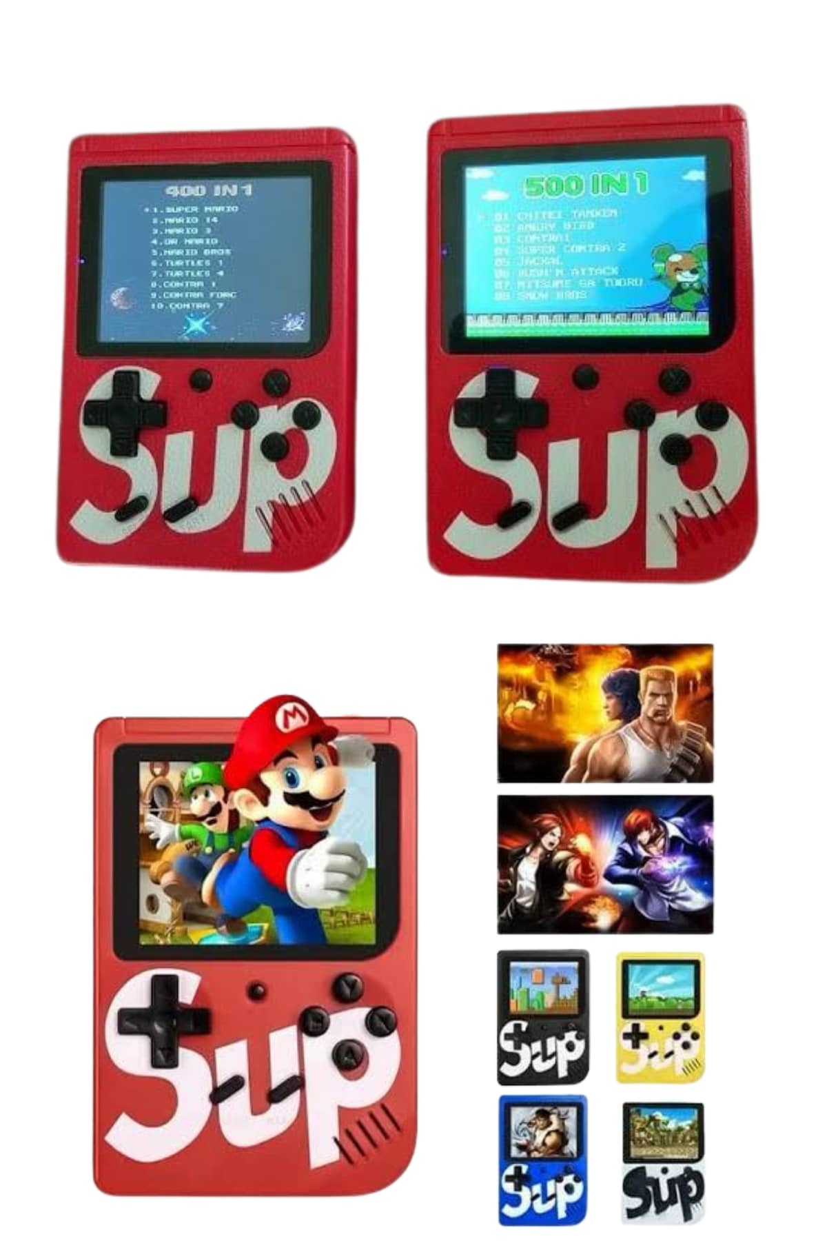 Sup Atari Retro 400 Nostalji Oyunlu Mini Atari Taşınabilir Oyun Konsolu - Görsel 2