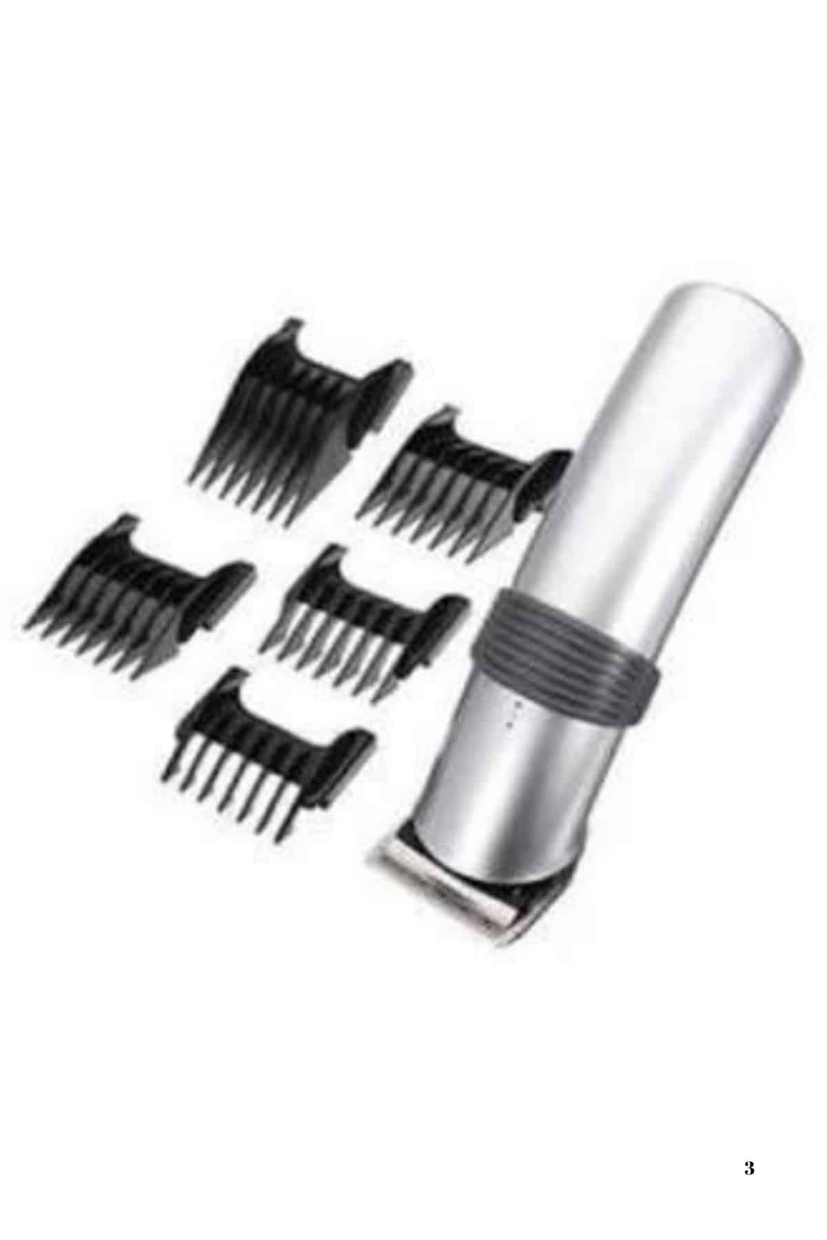 Yeni Nesil Profesyonel Şarjlı Saç Sakal Tıraş Makinesi Ayarlanabilir 4 Taraklı - Görsel 3