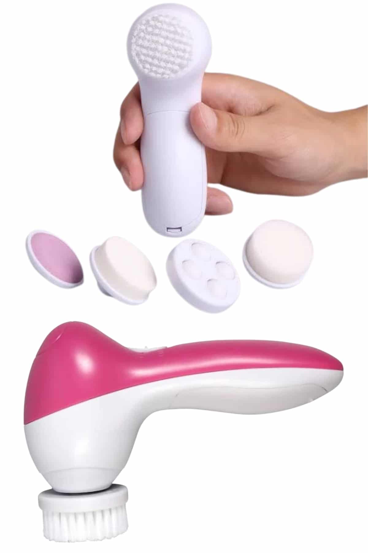 5 Başlıklı Titreşimli Cilt Temizleme Seti Canlandırıcı ve Onarıcı - Görsel 5