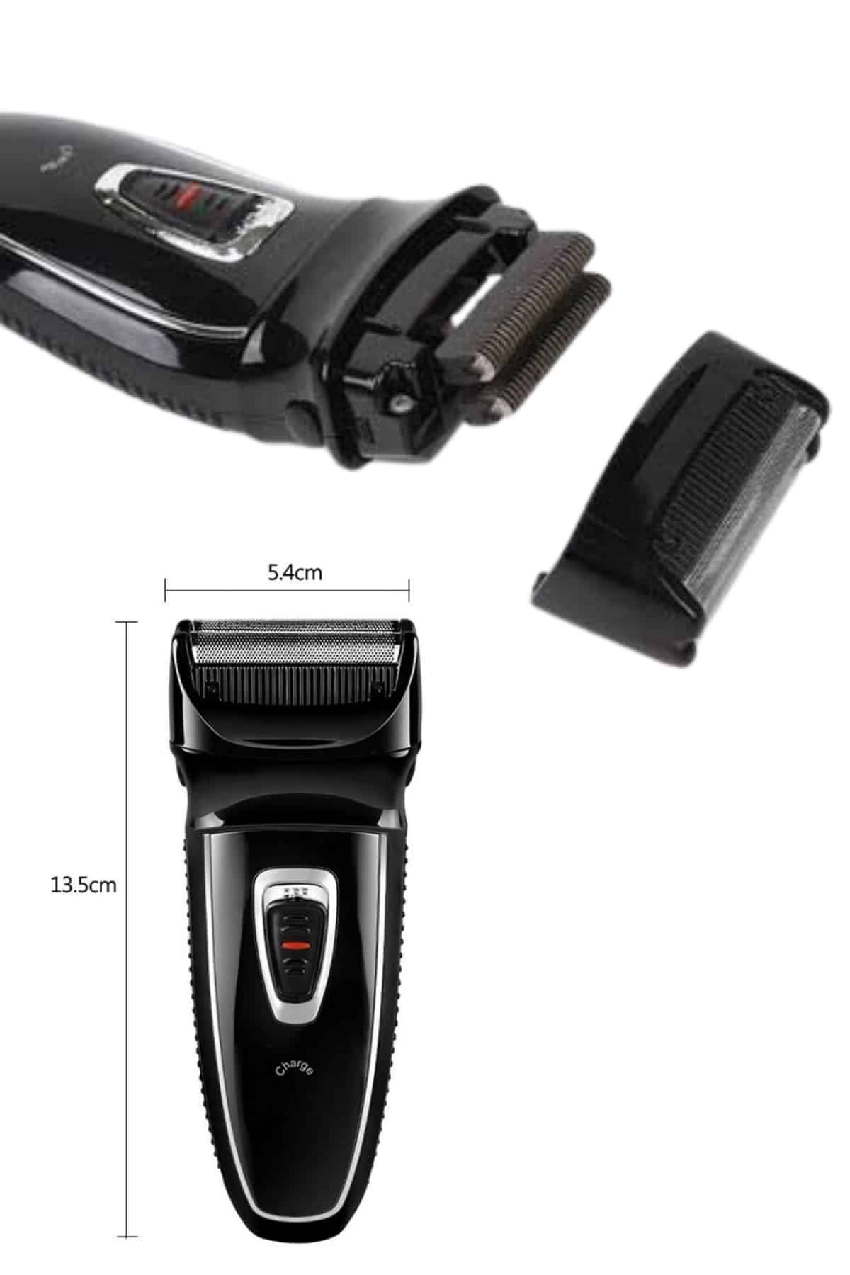 Tıraş Makinesi Erkeklere Özel Profesyonel Yüz Tıraşına Uygun - Görsel 3