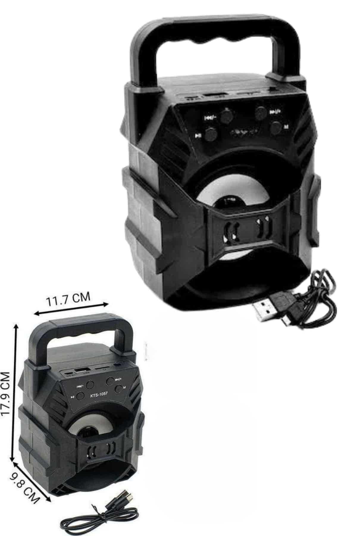 Bluetooth Hoparlör Android ve İOS Uyumlu Ses Bombası USB Girişli Taşınabilir - Görsel 4