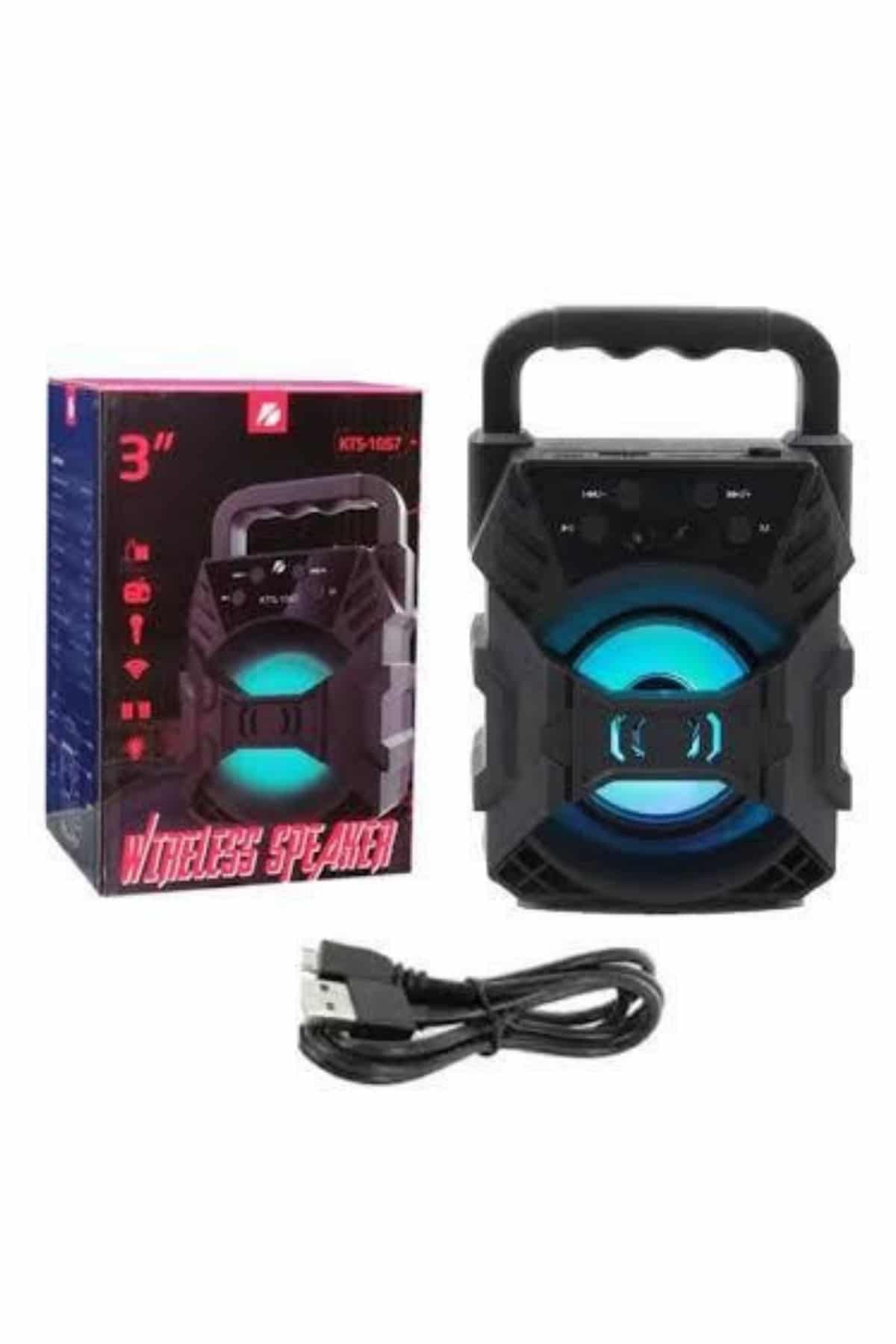 Bluetooth Hoparlör Android ve İOS Uyumlu Ses Bombası USB Girişli Taşınabilir - Görsel 5