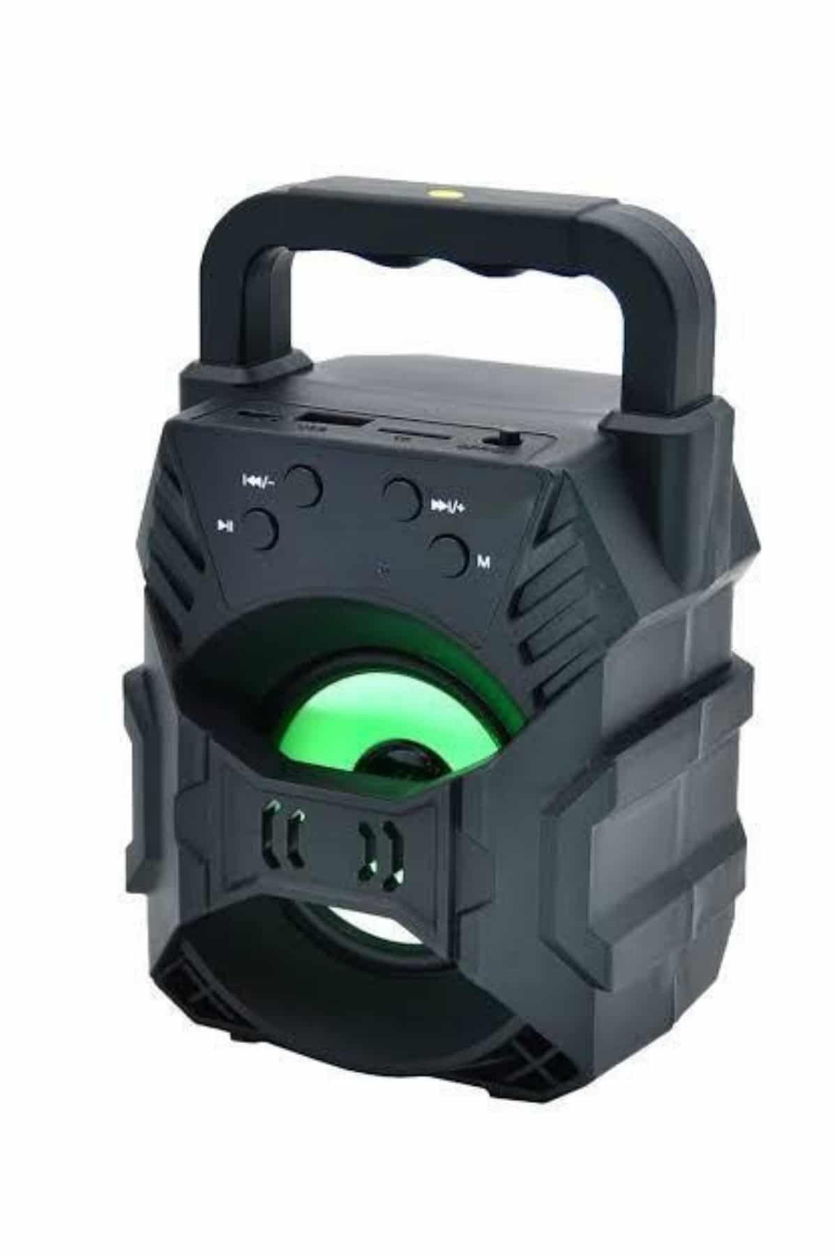 Işıklı Bluetooth Hoparlör Ses Bombası Taşınabilir Yüksek Ses Kaliteli Radyo Özelliği - Görsel 3