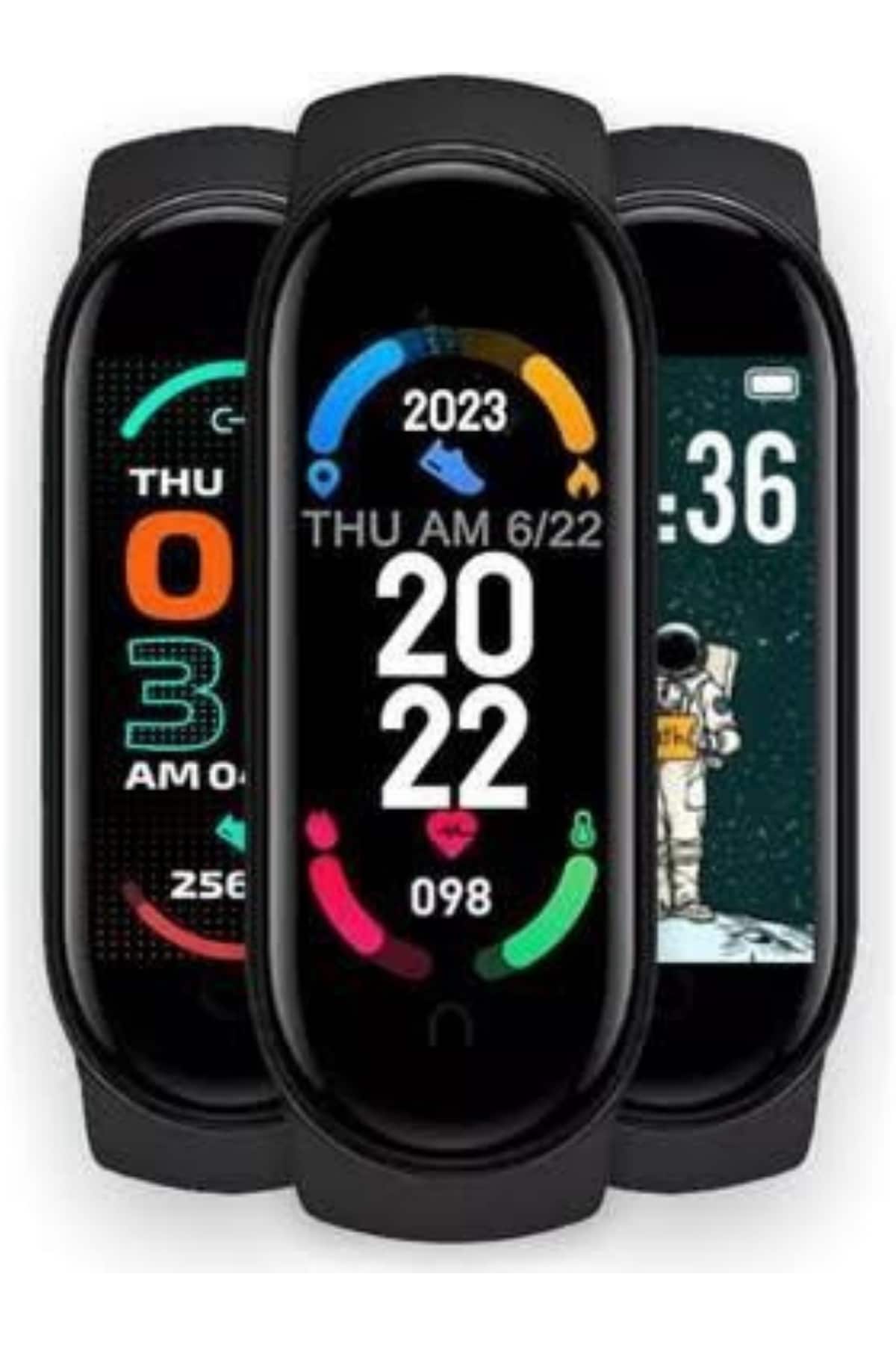 Akıllı Uyumlu Bileklik M6 Adımsayar Spor Modları Çağrı Görme Türkçe Menü - Görsel 4