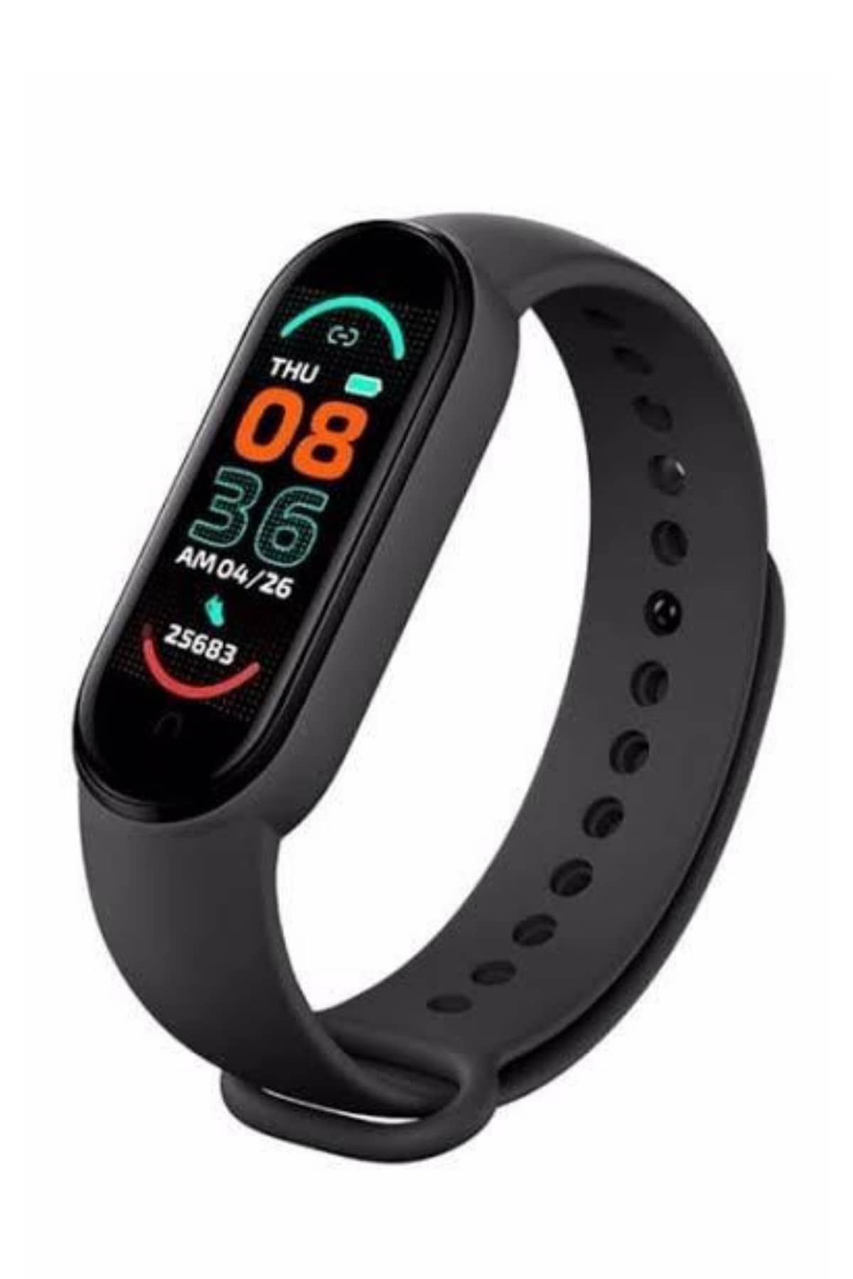 Akıllı Uyumlu Bileklik M6 Adımsayar Spor Modları Çağrı Görme Türkçe Menü - Görsel 5