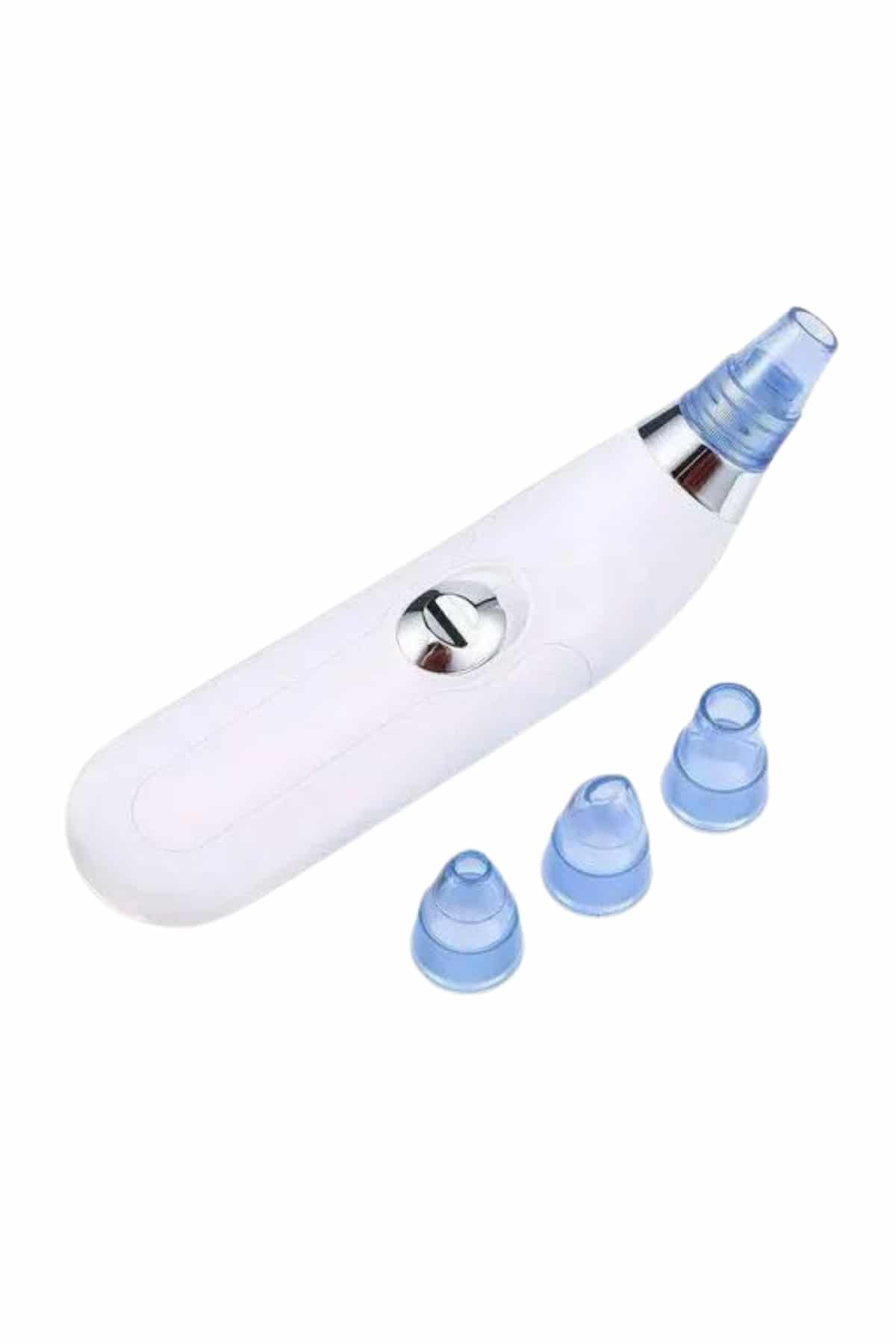 4 Başlıklı Pilli Vakumlu Siyah Nokta Temizleyici Akne Ve Sivilce Önleyici - Görsel 3