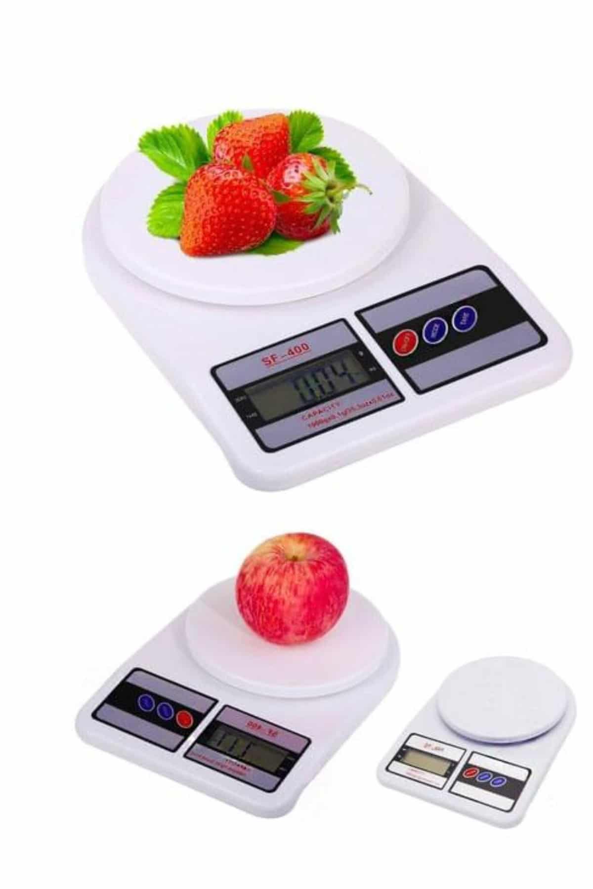 Yeni Nesil Taşınabilir Dijital Hassas Mutfak Tartısı Mutfak Terazisi Hassas Ölçüm 10 Kg - Görsel 4