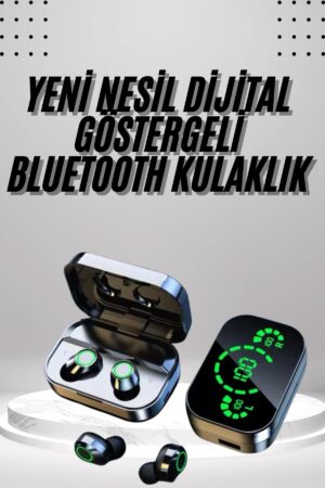 2025 Model Bluetooth Kulaklık Telefon Şarj Edebilen Çağrı Cevaplama Dijital Göstergeli