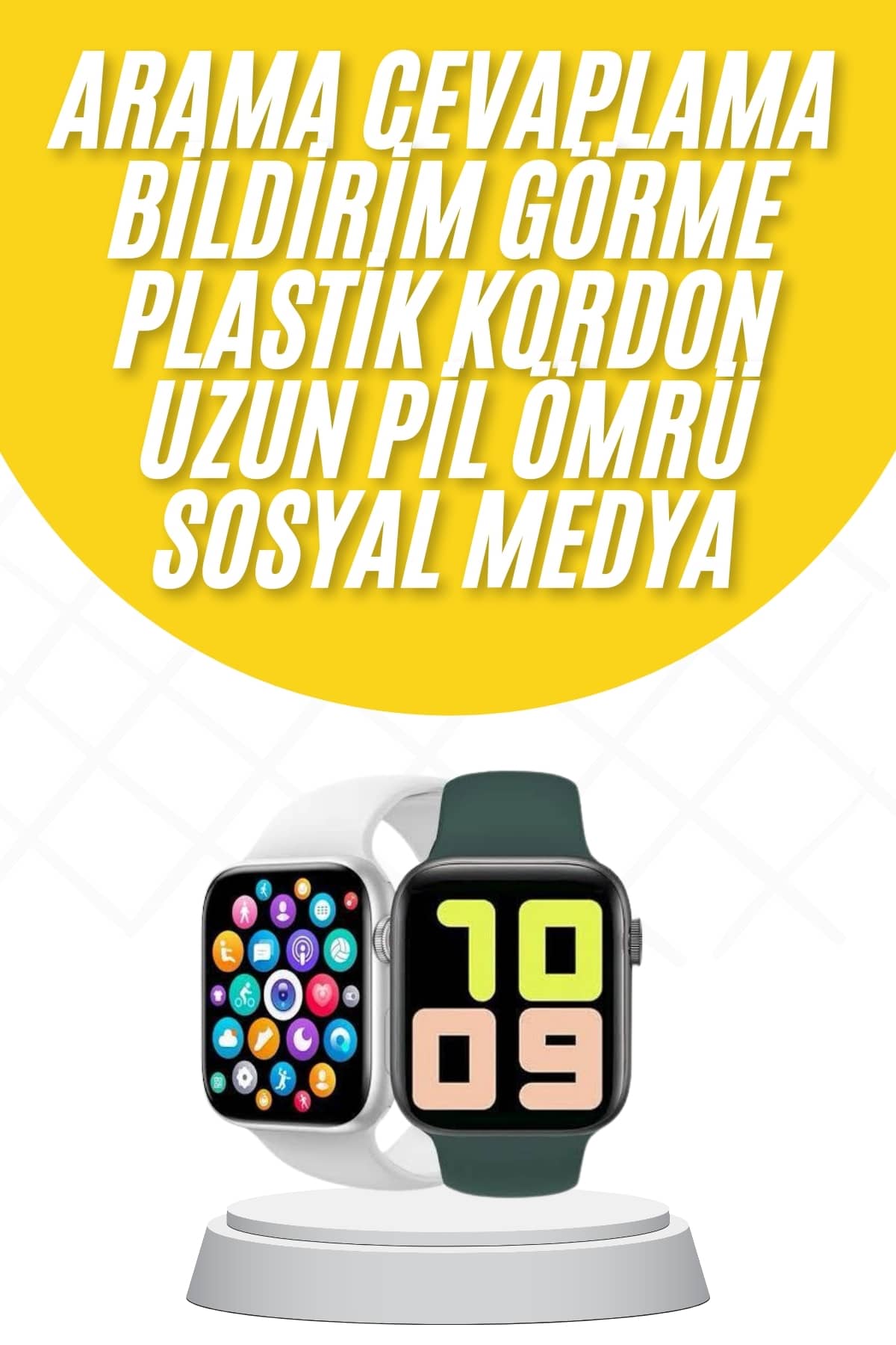 Akıllı Saat Uyku ve Sağlık Takibi Arama Cevaplama 44 MM Amoled Ekran - Görsel 2