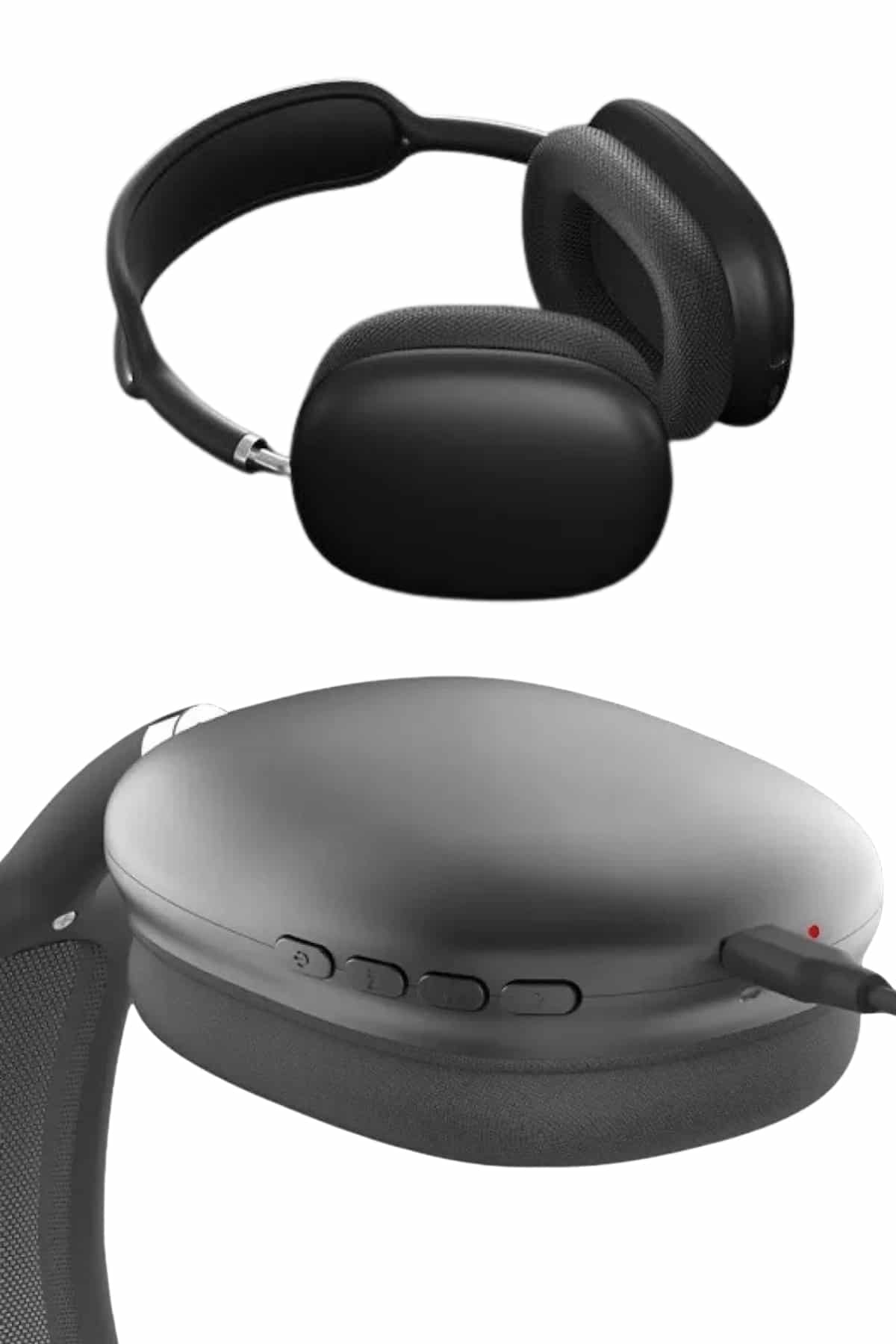 Kulak Üstü Kablosuz Bluetooth Kulaklık Yumuşak Süngerli SD Kart Girişli - Görsel 5