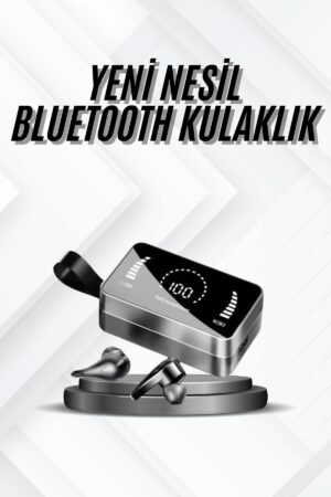 TWS Bluetooth Kulaklık Kablosuz Uzun Pil Ömrü Dijital Göstergeli Powerbank