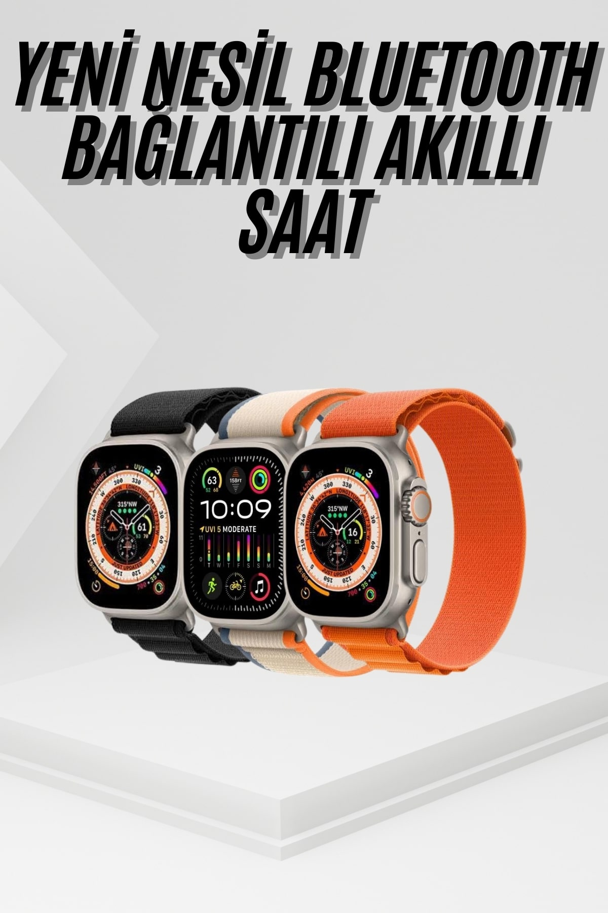 2025 Yeni Model Akıllı Saat Android ve İOS Uyumlu Çağrı Cevaplama