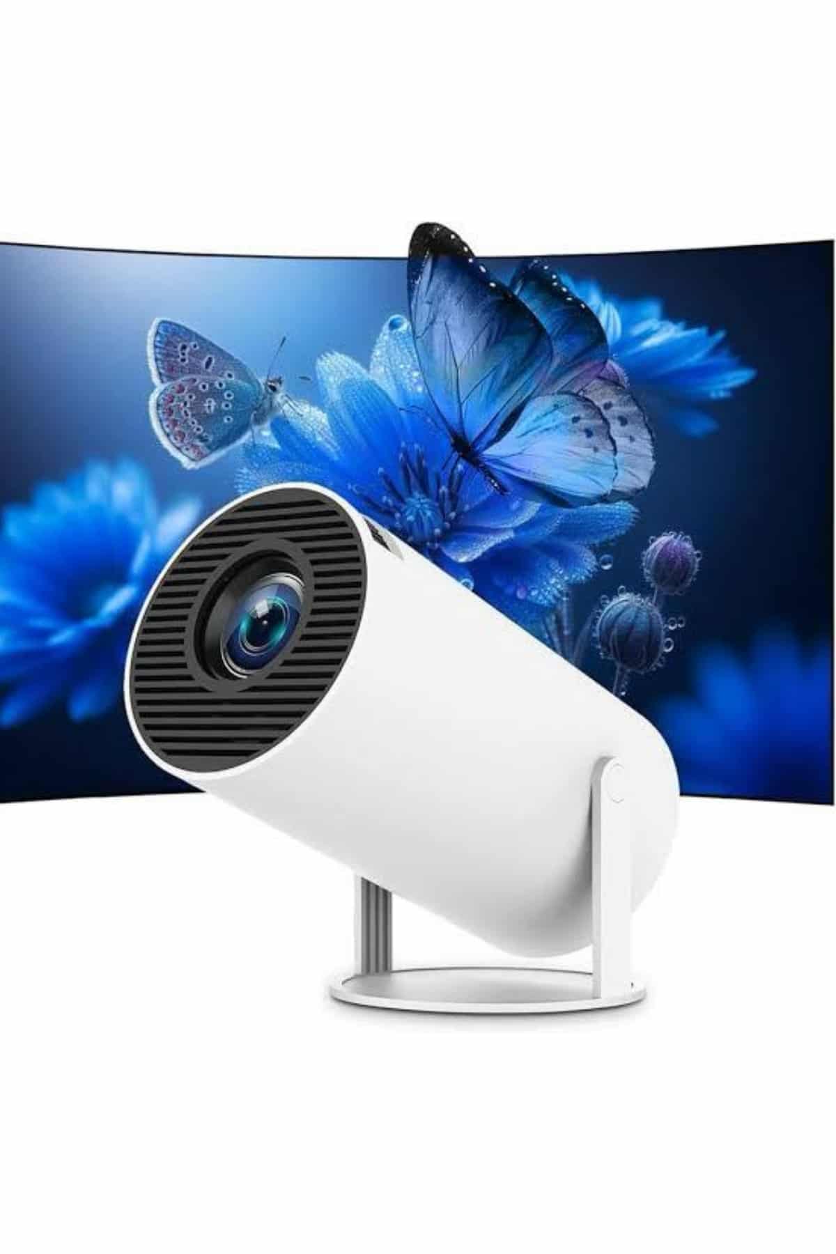 Ayaklı Projeksiyon Taşınabilir Mini Projektör Sinema Projektörü Android - Görsel 3