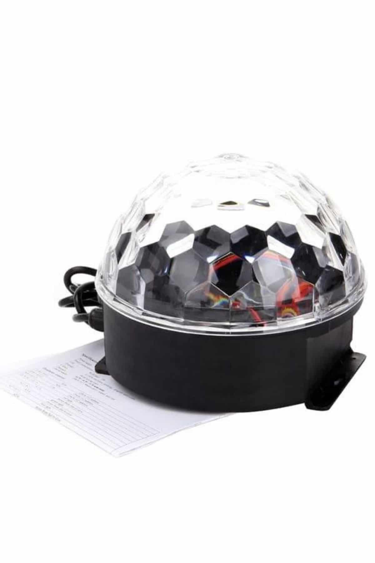 Disko Topu Renkli Işıklı Lazer Parti Bluetooth Bağlantılı Led Küre - Görsel 5