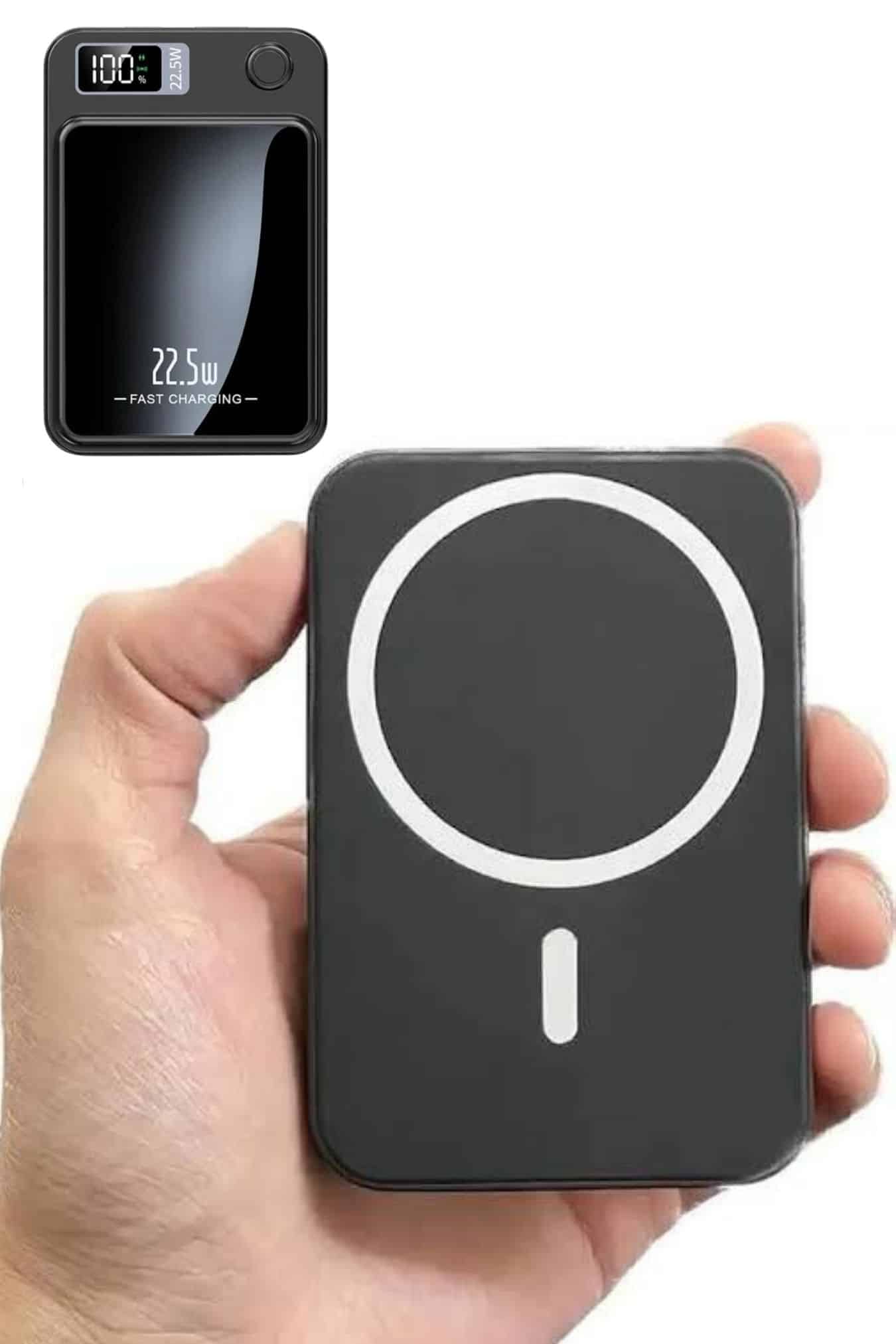 Magsafe Hızlı Şarj 10.000 Mah Wireless Şarj Powerbank Android ve İOS Uyumlu - Görsel 2