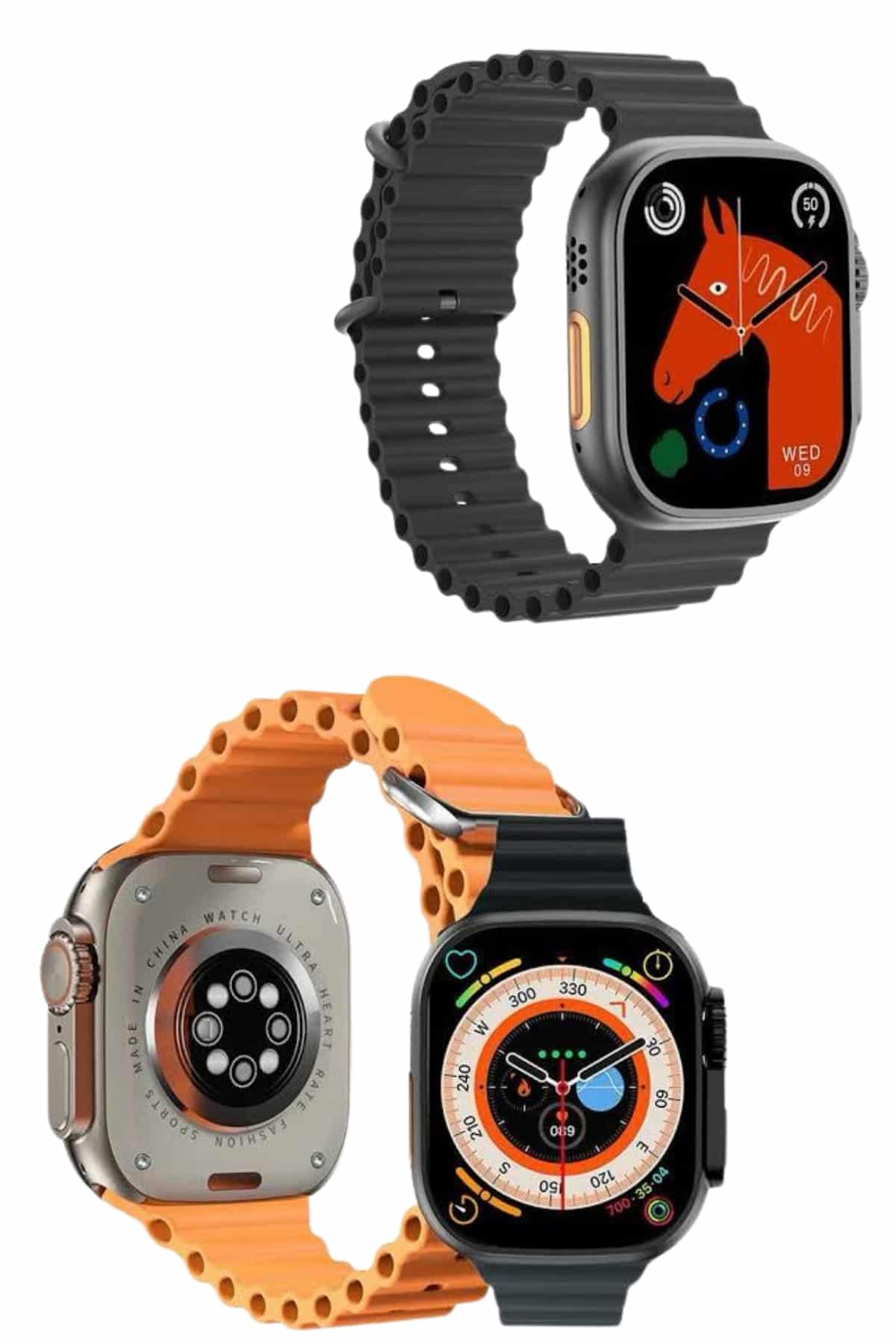 2025 Model Akıllı Saat Çift Kordon Ios Ve Android Arama Cevaplama Sesli Asistan - Görsel 5