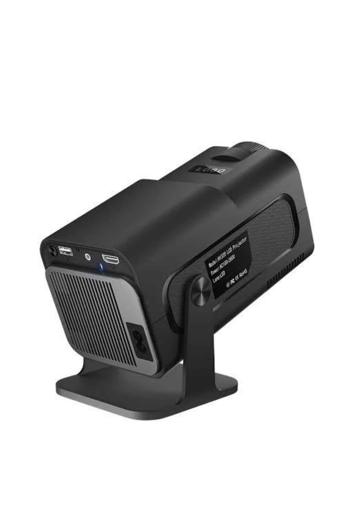 Projektör Siyah Android Taşınabilir Sinema Projeksiyon Wifi Destekli En Güncel Sürüm Akıllı - Görsel 3