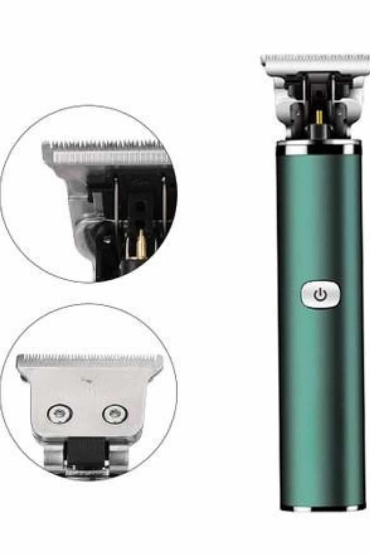 Tıraş Makinesi Profesyonel Paslanmaz Çelik T-bıçak Saç Sakal Ense Vücut - Görsel 2