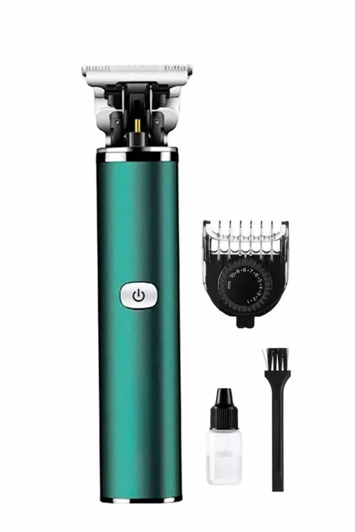 Tıraş Makinesi Profesyonel Paslanmaz Çelik T-bıçak Saç Sakal Ense Vücut - Görsel 4