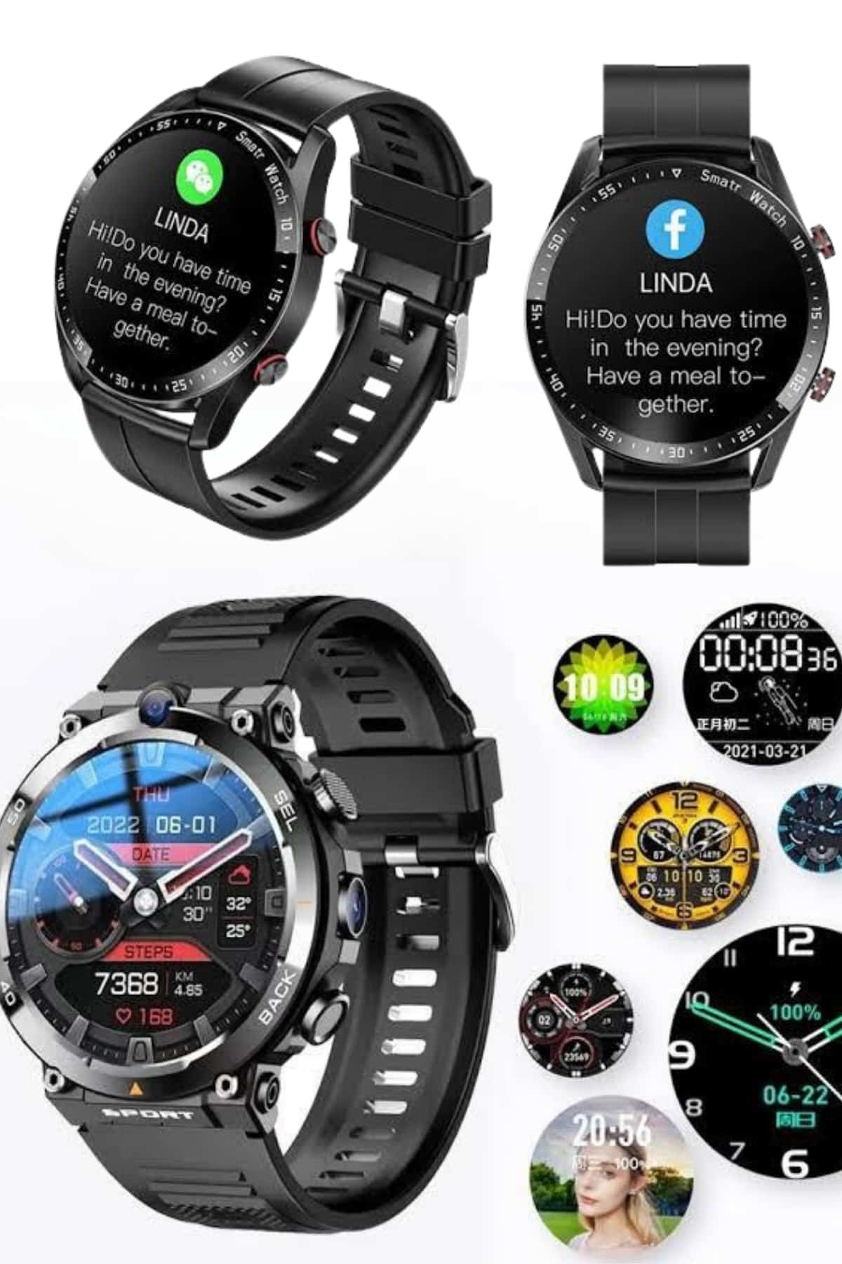 SW65 AKILLI SAAT - Görsel 3