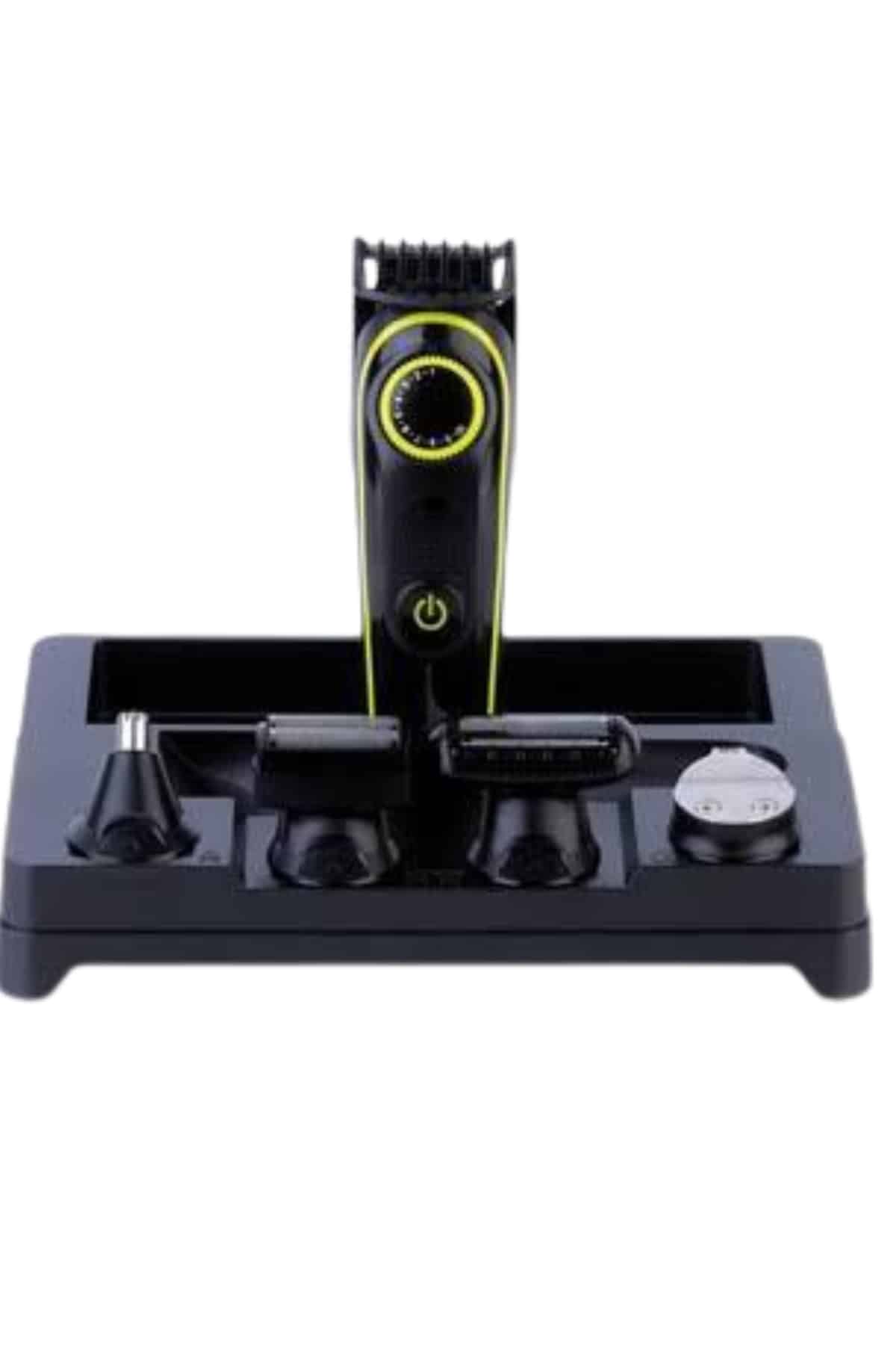 Saç Sakal Vücut Tıraş Makinesi 5in1 Kablosuz Burun Kulak Tıraş Makinesi - Görsel 3